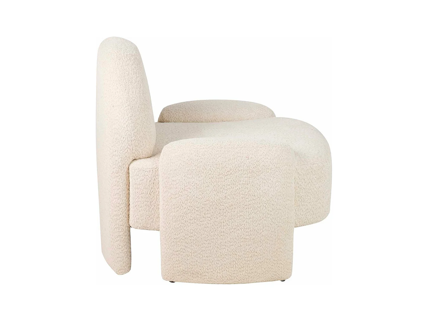 Butaca Boucle Biege Zenith 89x80x74 Cm