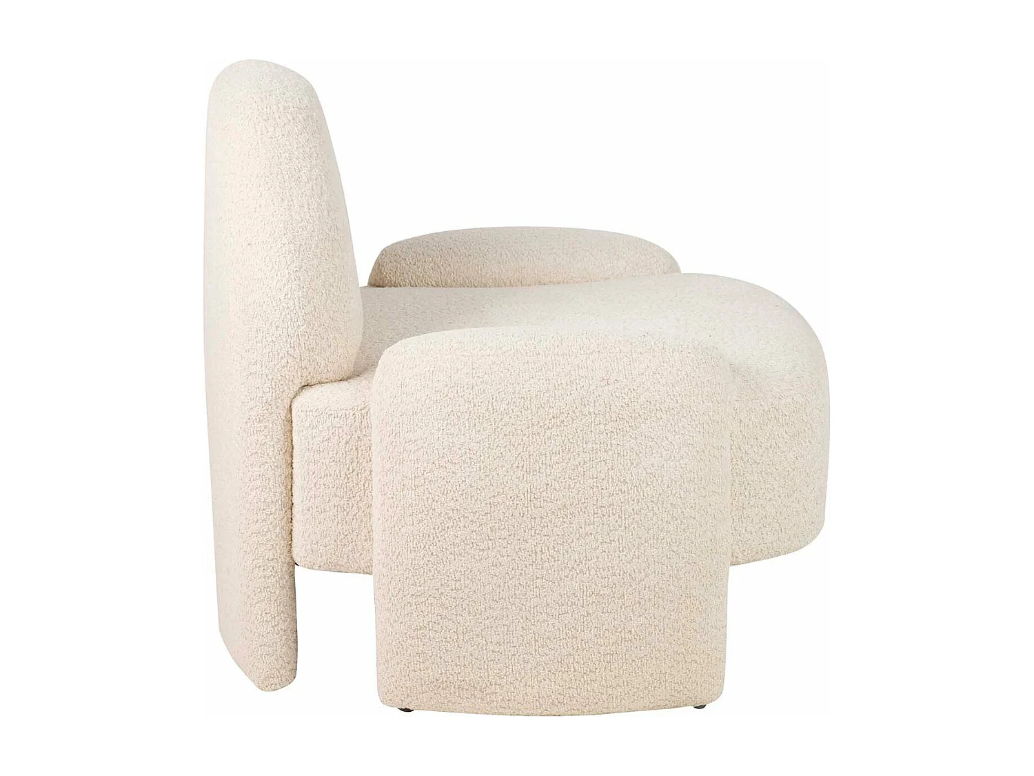 Butaca Boucle Biege Zenith 89x80x74 Cm