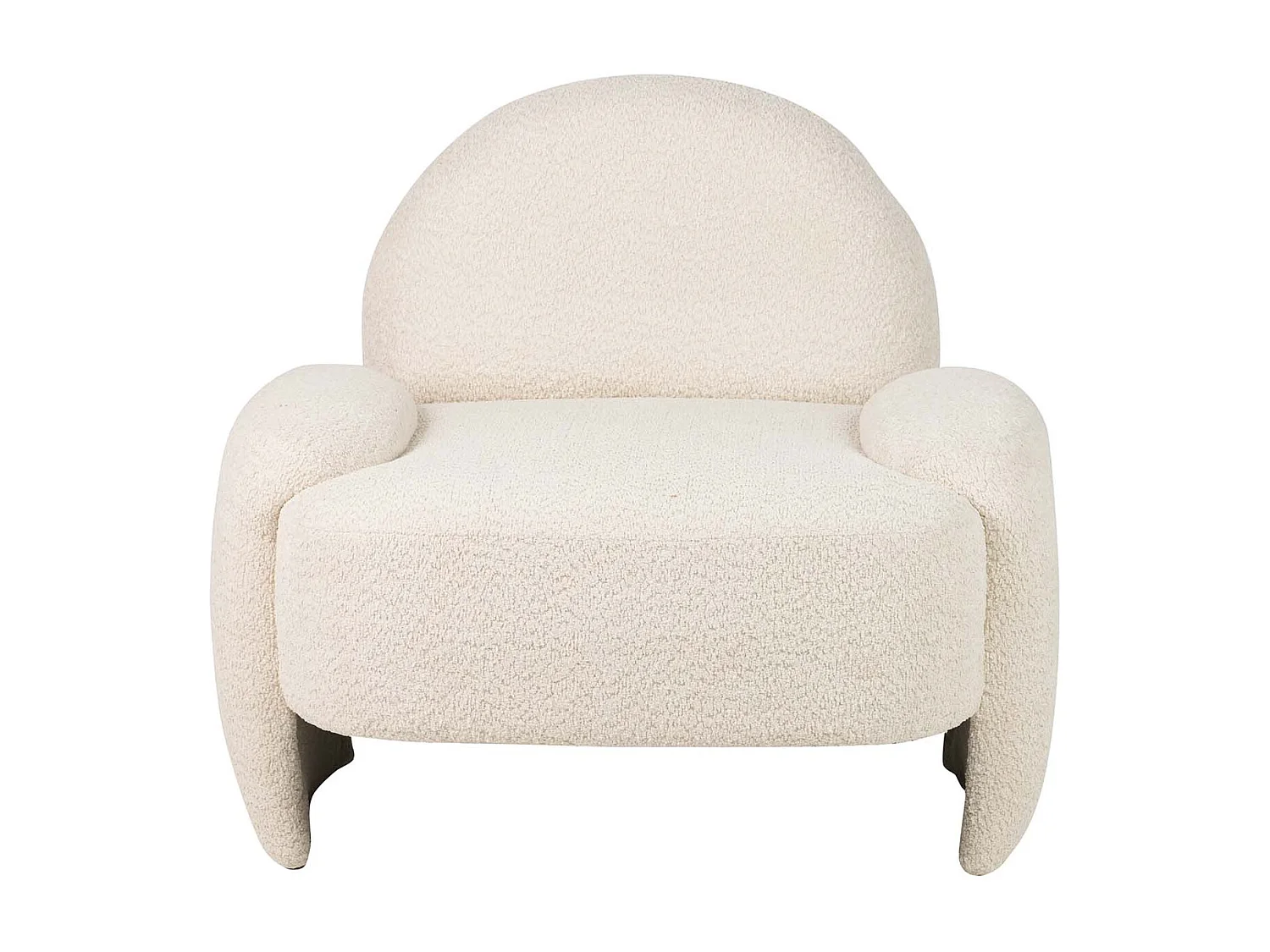 Butaca Boucle Biege Zenith 89x80x74 Cm