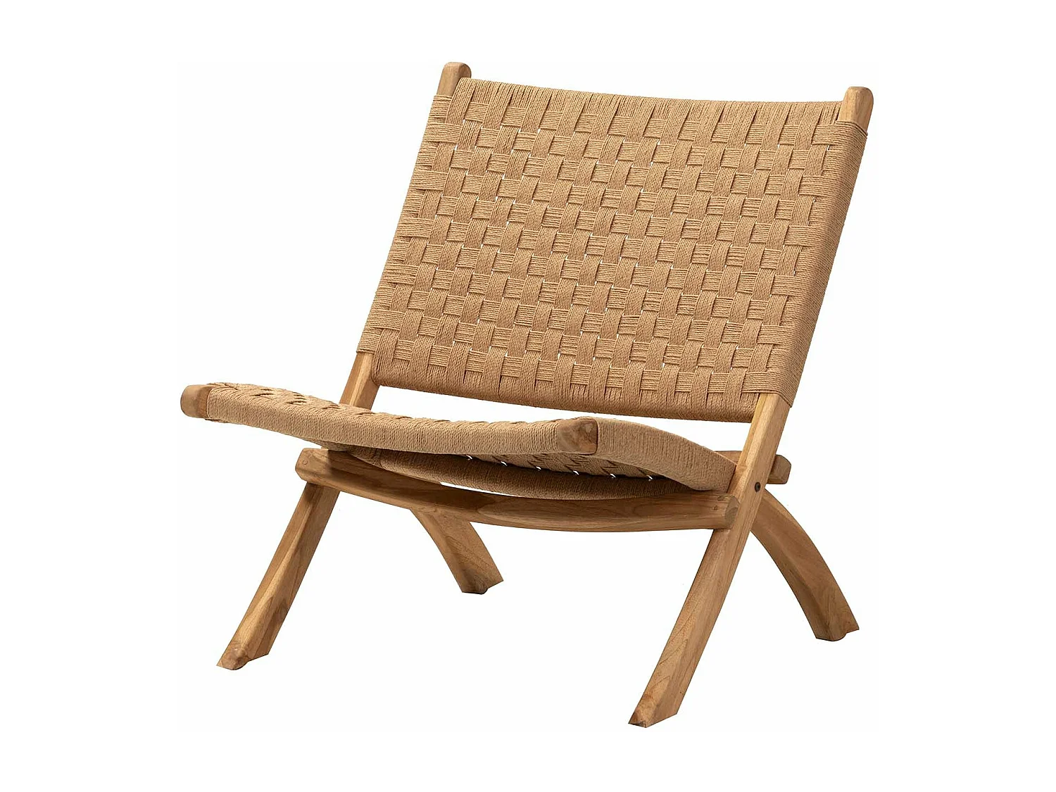 Butaca Madera Teca Natural 66x77x77 Cm