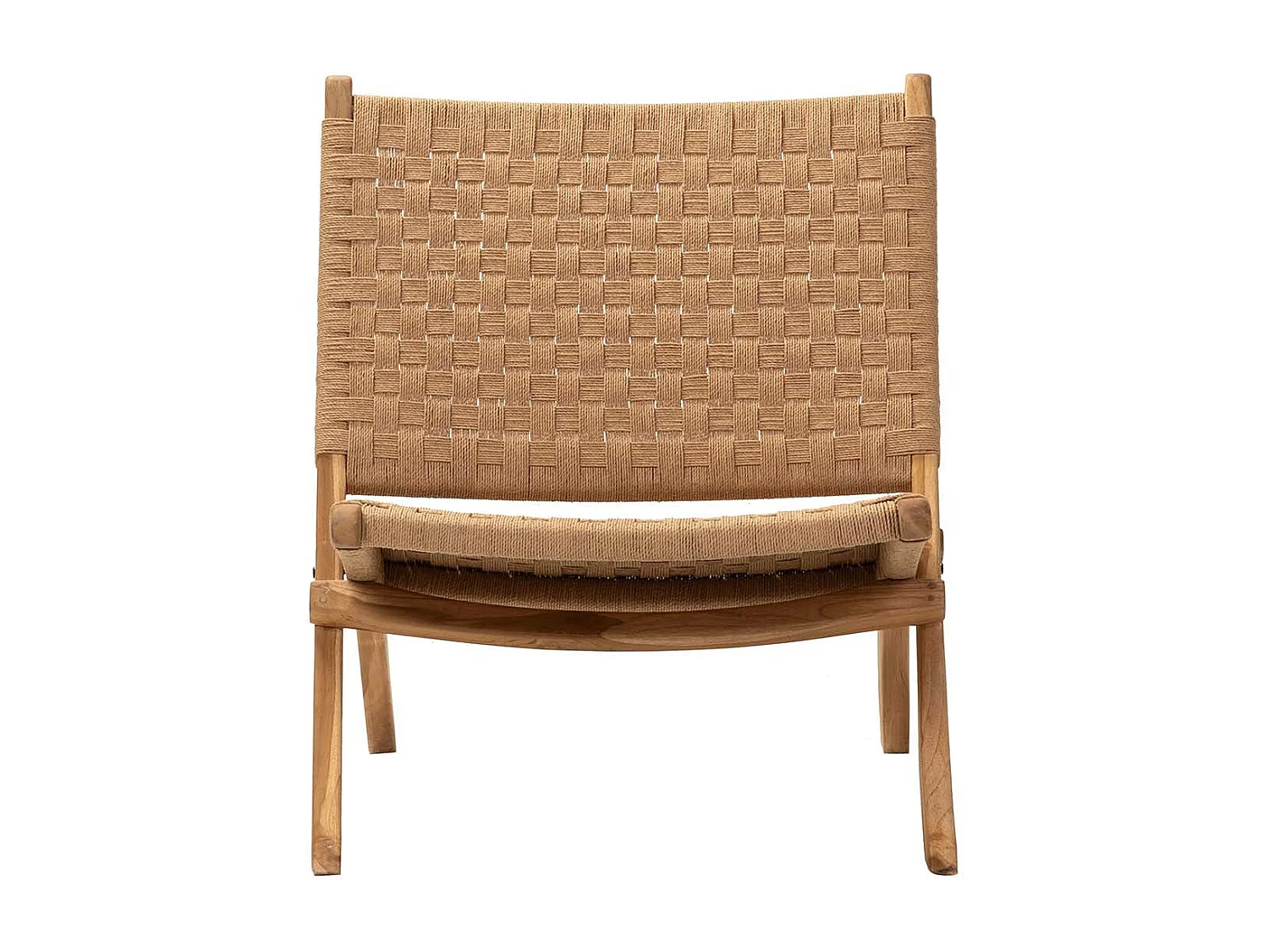 Butaca Madera Teca Natural 66x77x77 Cm