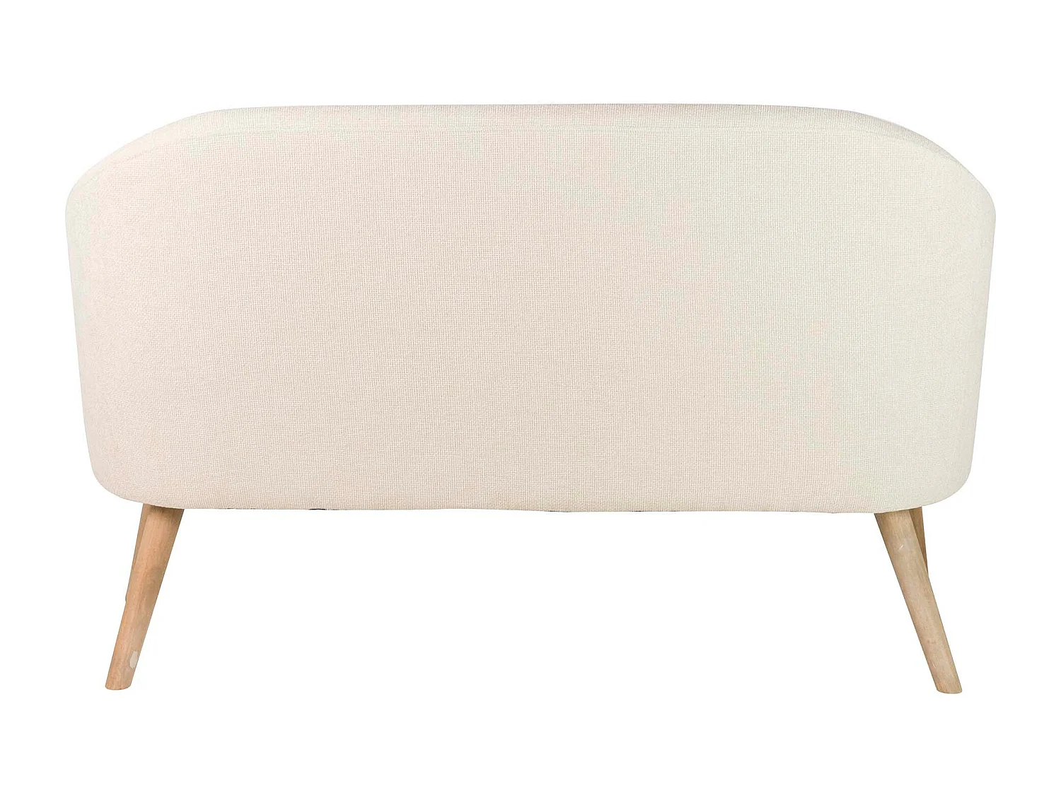 Sofa Chenilla Beige 131x72x79 Cm