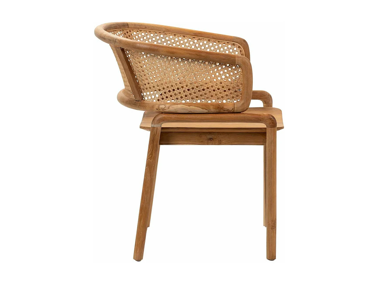 Butaca Madera Teca Natural 57x68x82 Cm