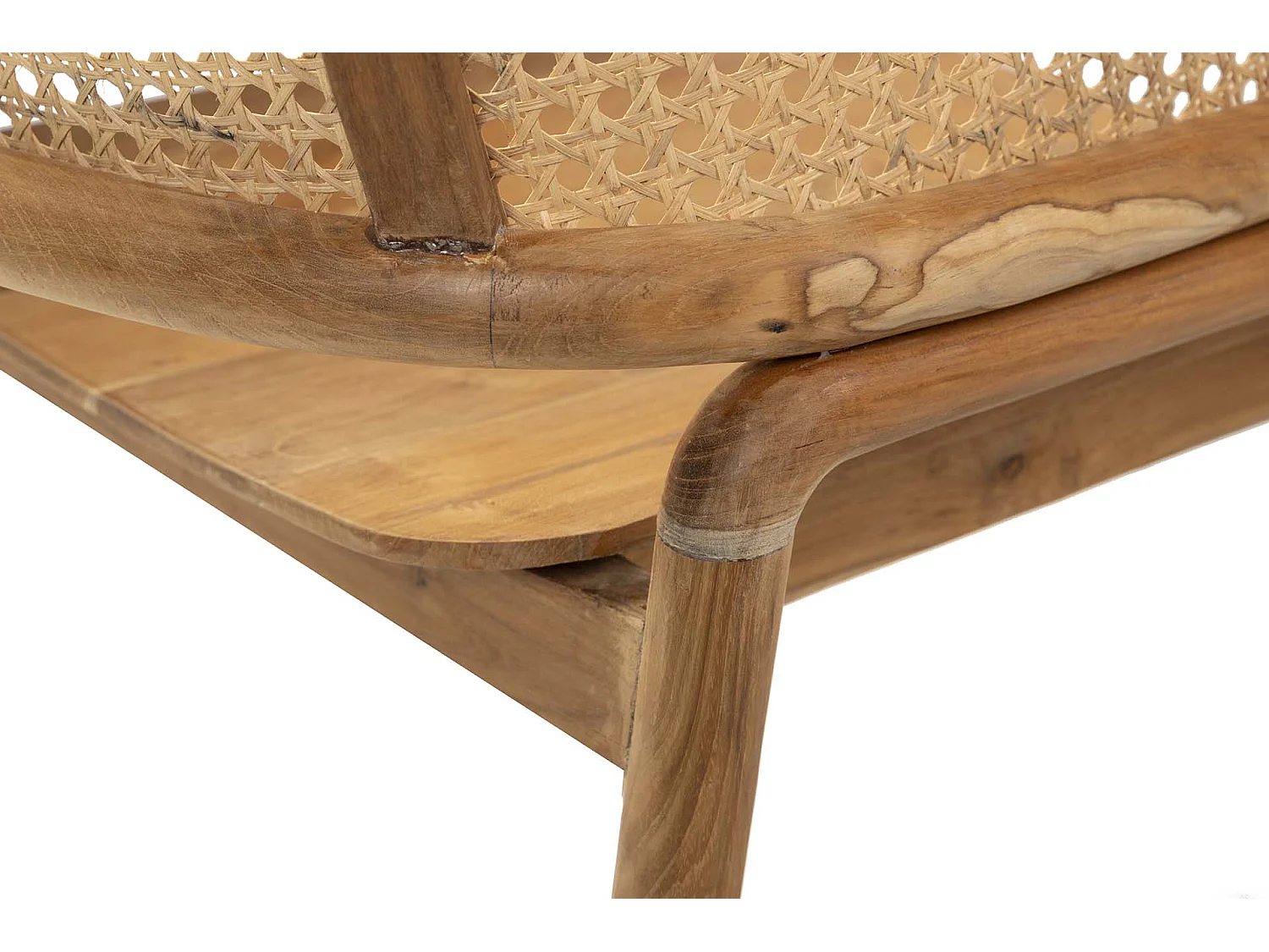 SILLA MADERA TECA NATURAL 57x68x82 CM