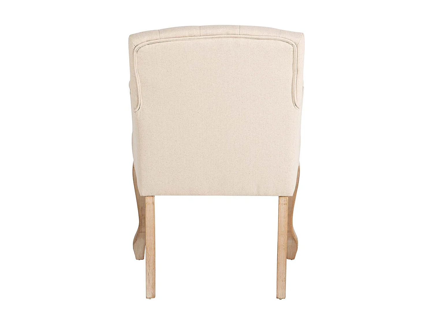 Butaca Lino Beige Capit. Patas Madera 59x62x85 Cm