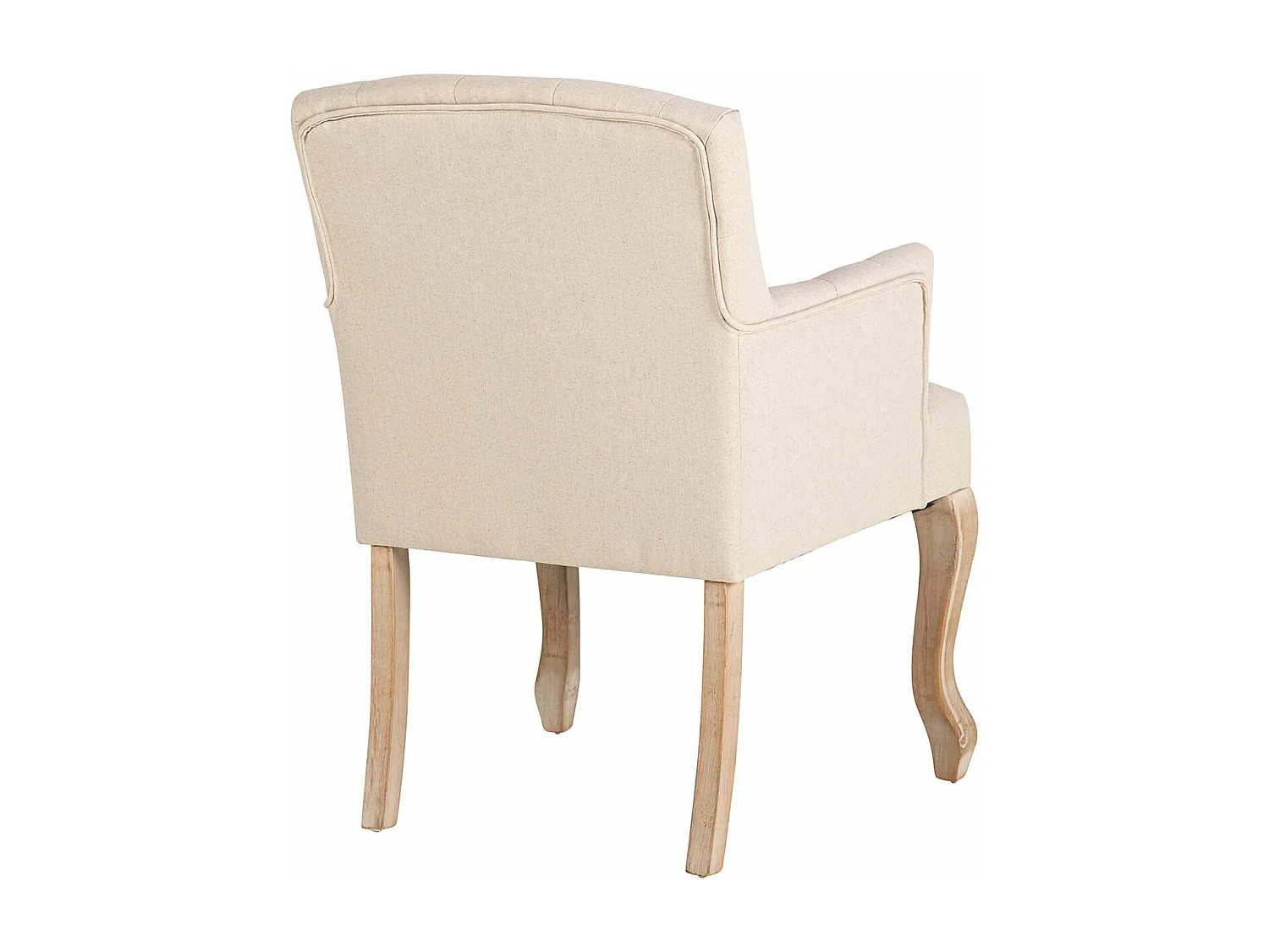 Butaca Lino Beige Capit. Patas Madera 59x62x85 Cm