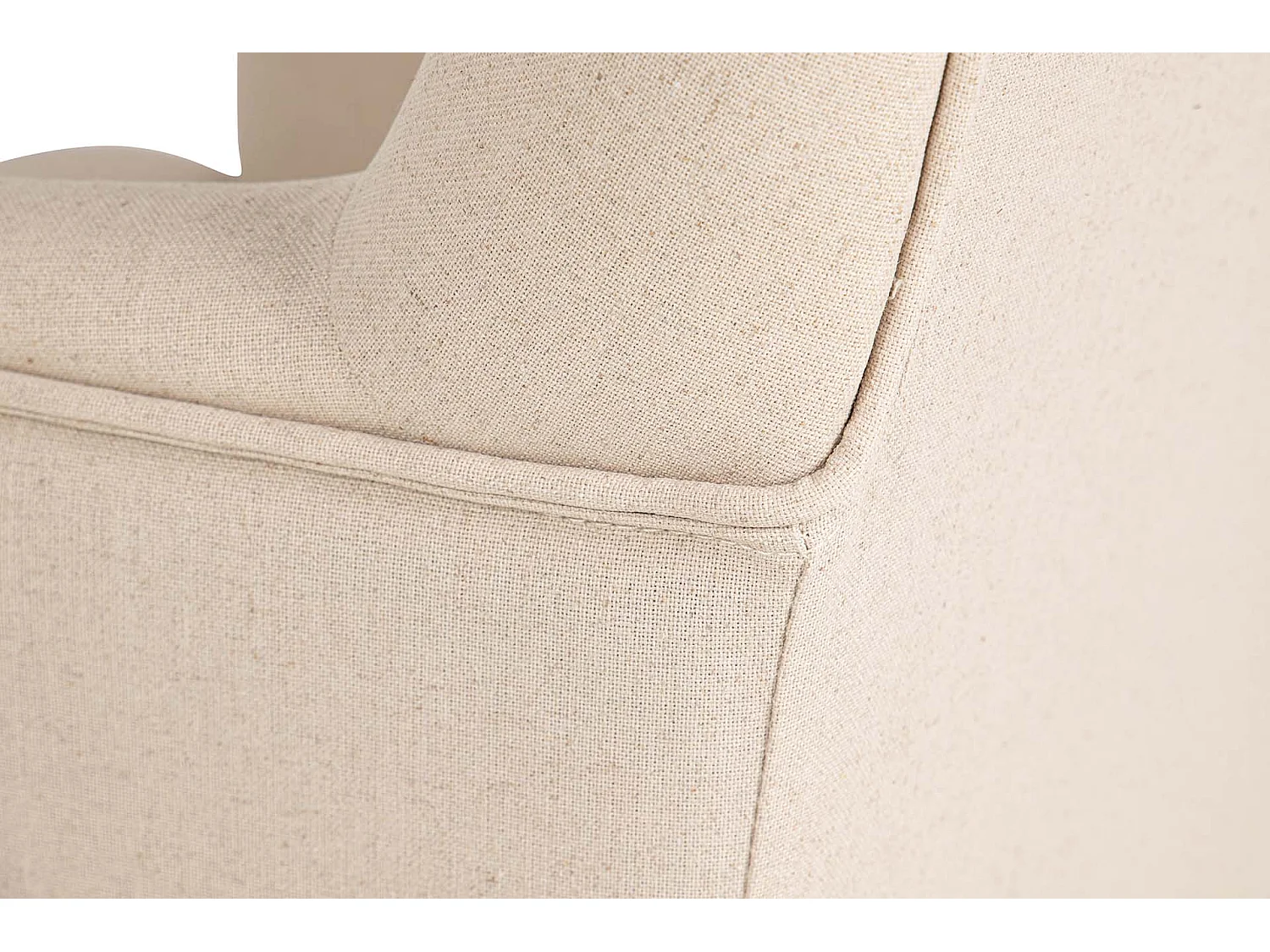 Butaca Lino Beige Capit. Patas Madera 59x62x85 Cm