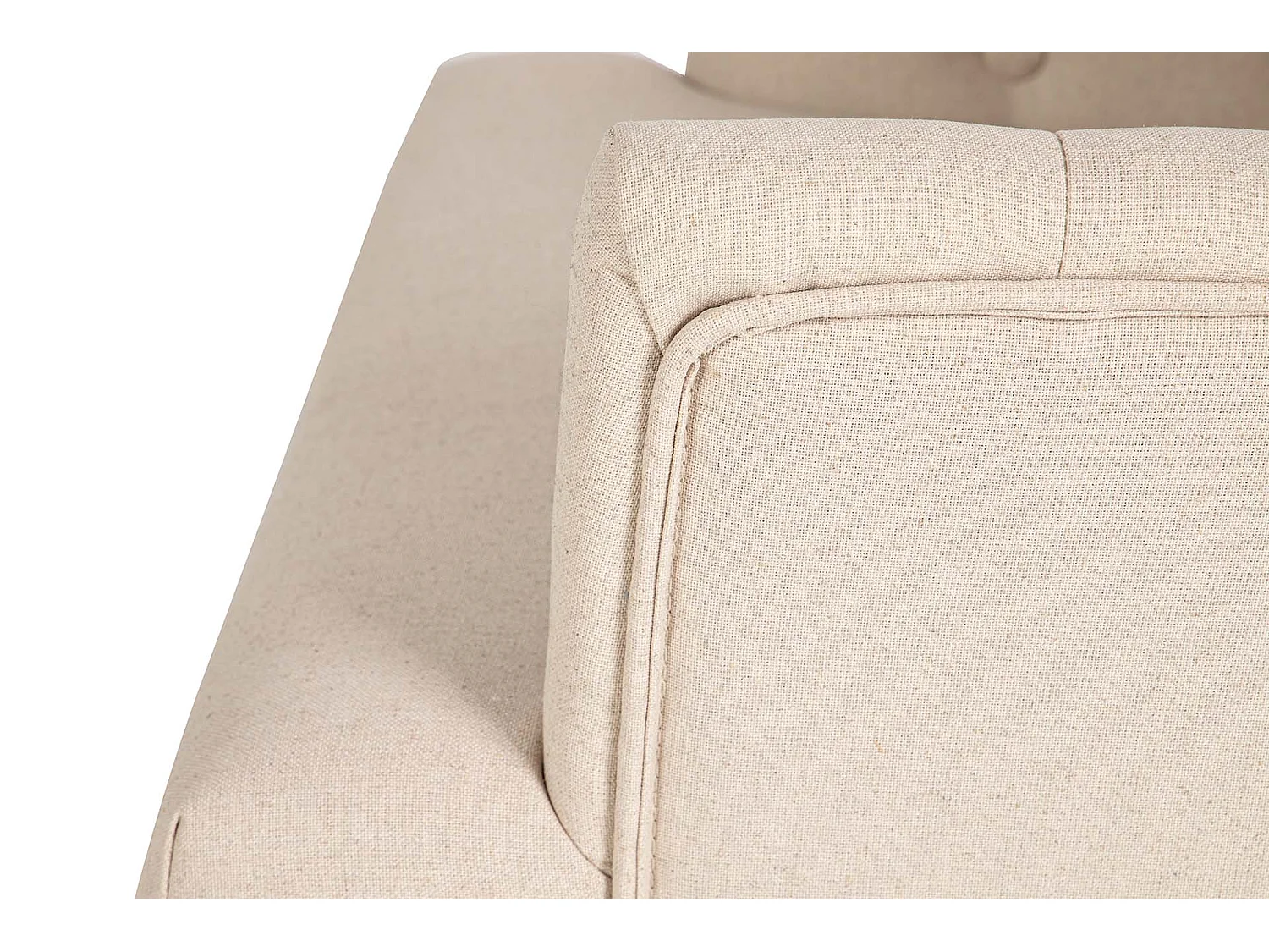 Butaca Lino Beige Capit. Patas Madera 59x62x85 Cm