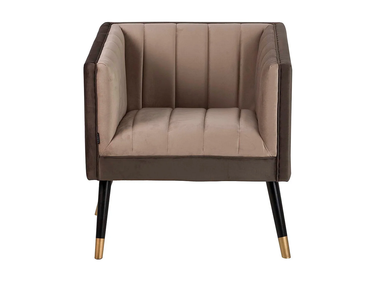 Butaca Velvet Marrón 70x70x74 Cm