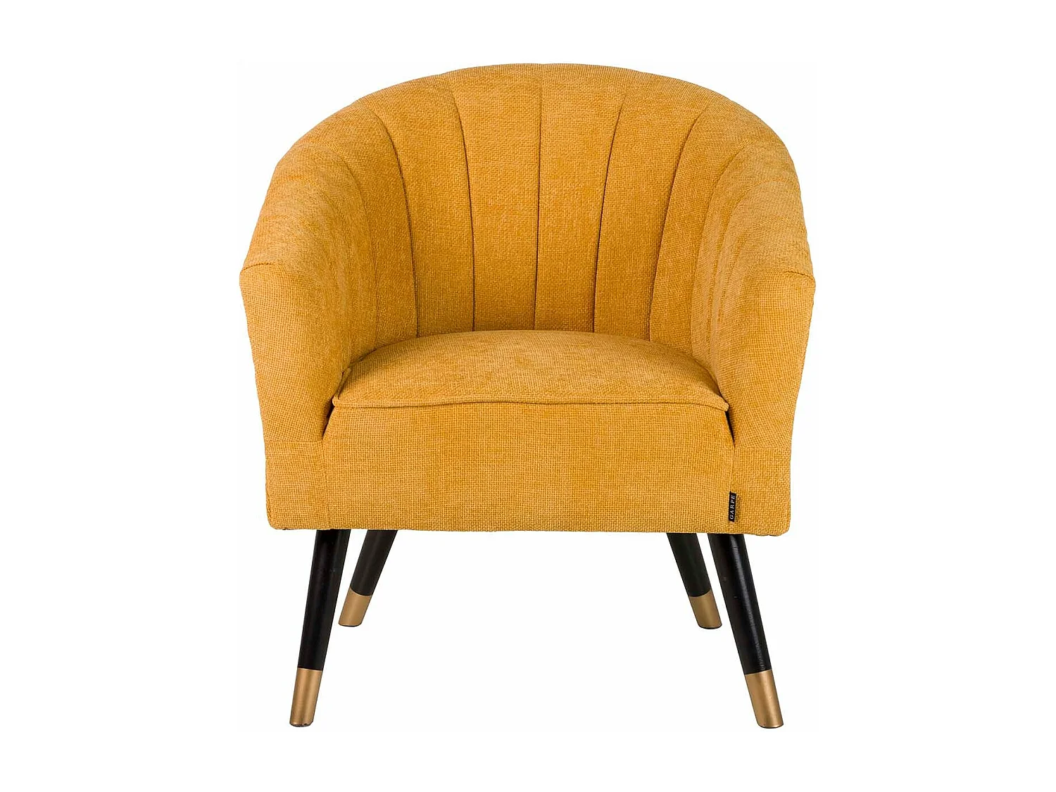 Butaca Chenilla Amarillo 70x72x80 Cm