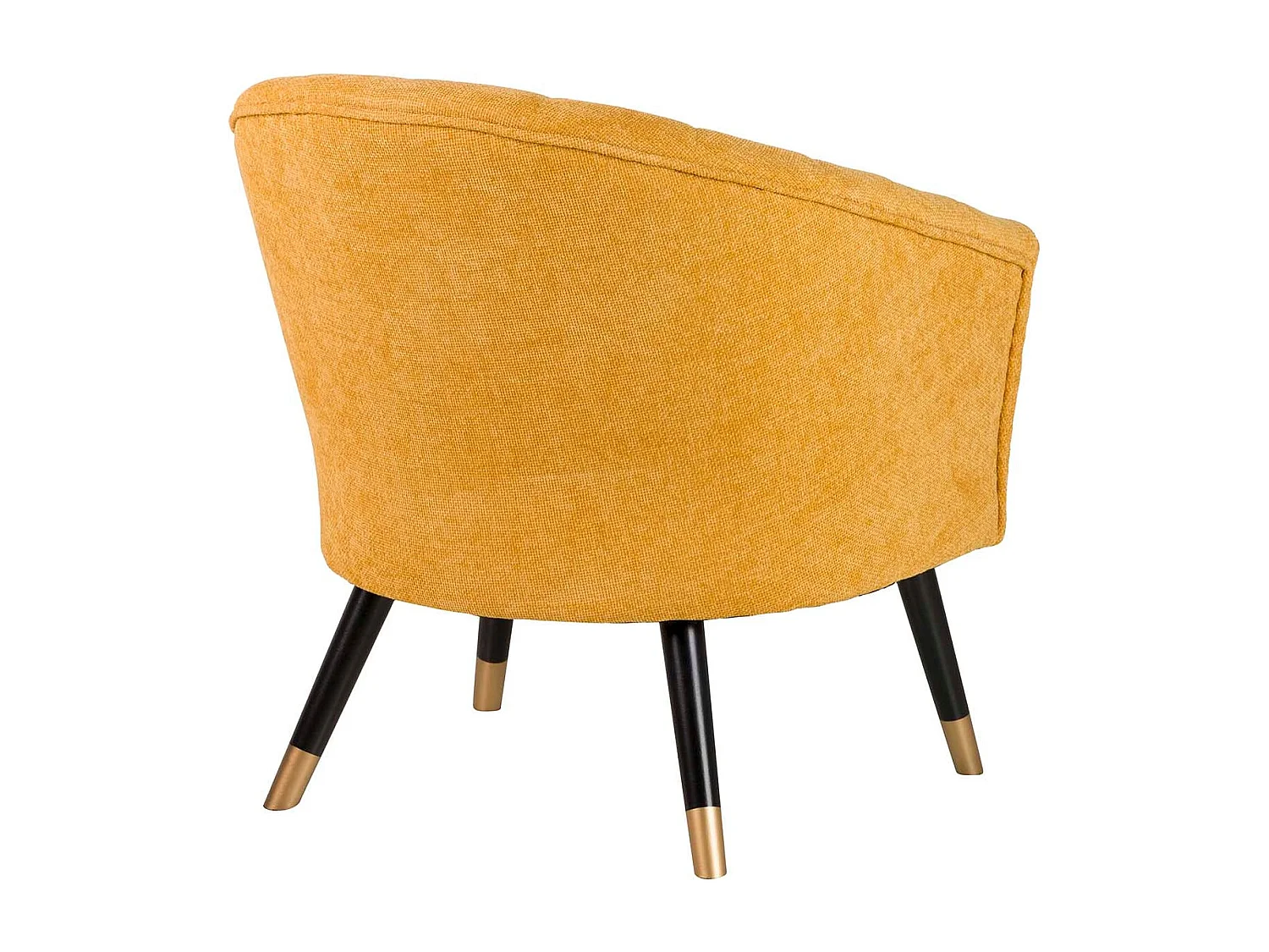 Butaca Chenilla Amarillo 70x72x80 Cm