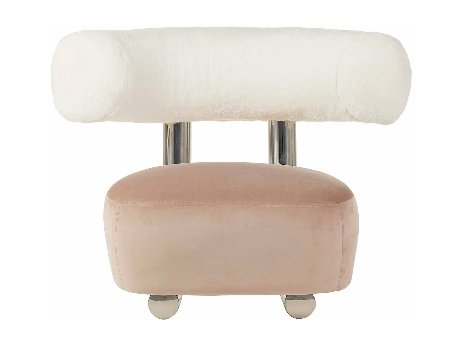 Sillon Lana Velvet Rosa Qufu 100x82x71 Cm