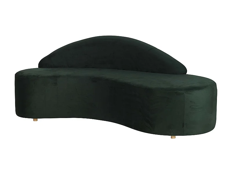 Sofa Velvet Verde 195x84x76 Cm