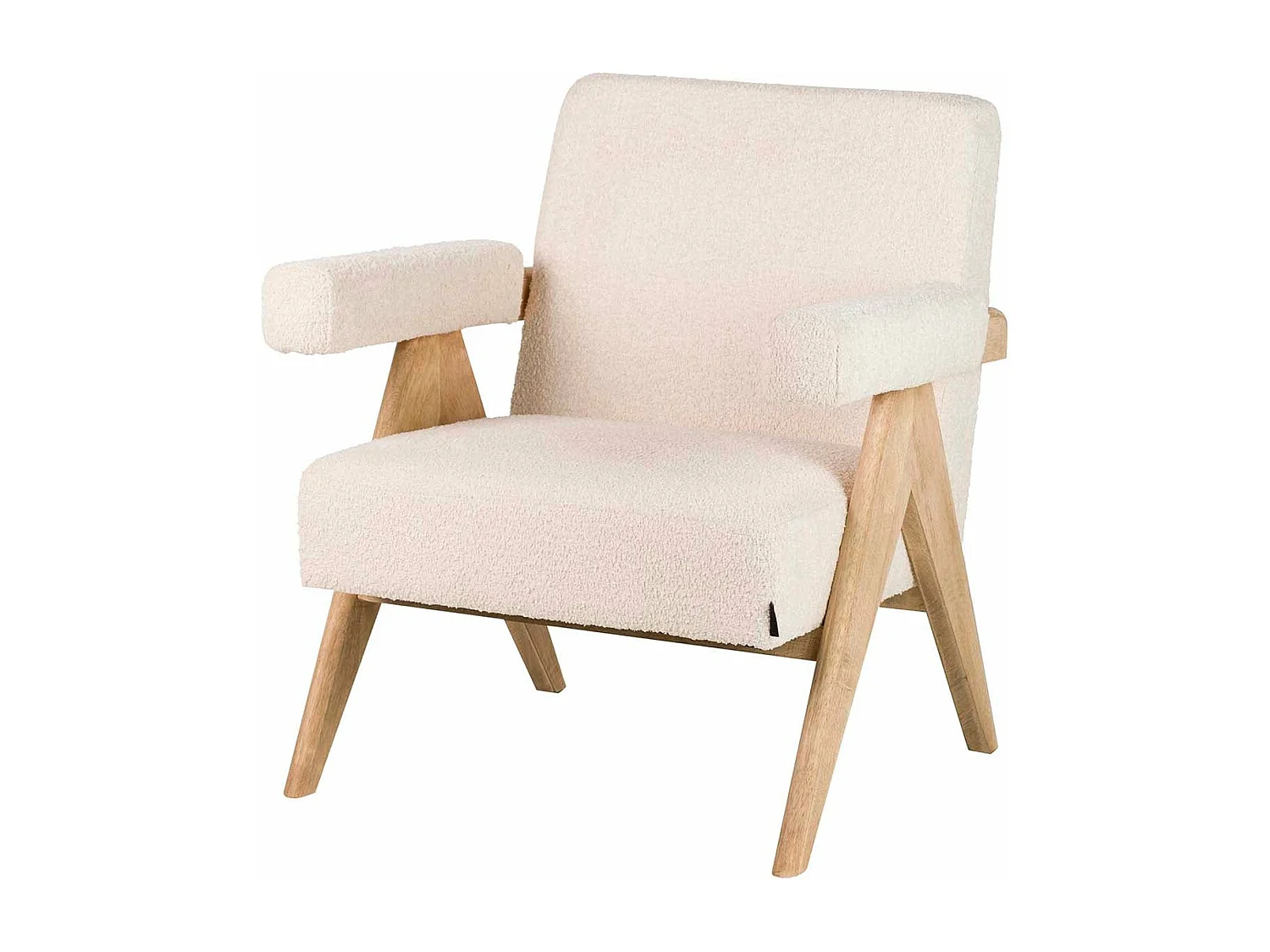 Butaca Boucle Blanco 74x76x85 Cm