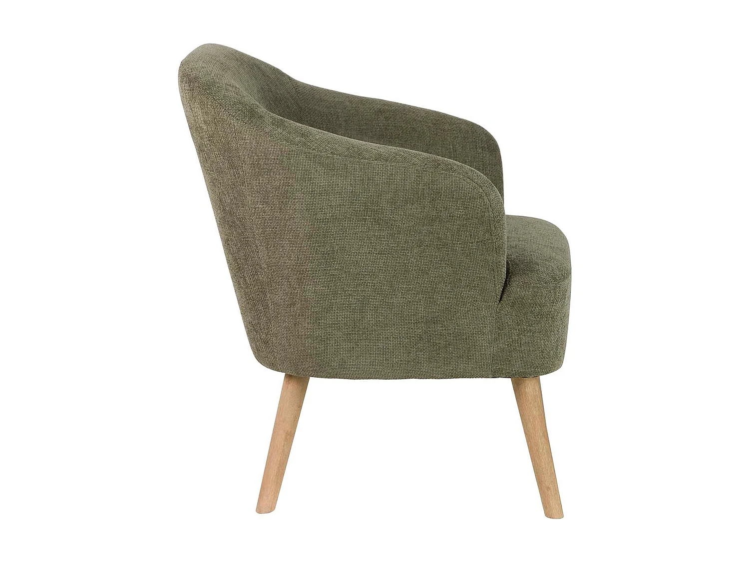 Butaca Chenilla Verde 72x71x79 Cm