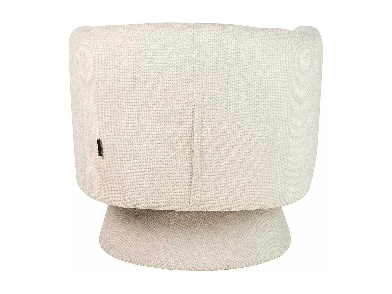 Butaca Chenilla Biege Alba Giratoria 78x80x77 Cm