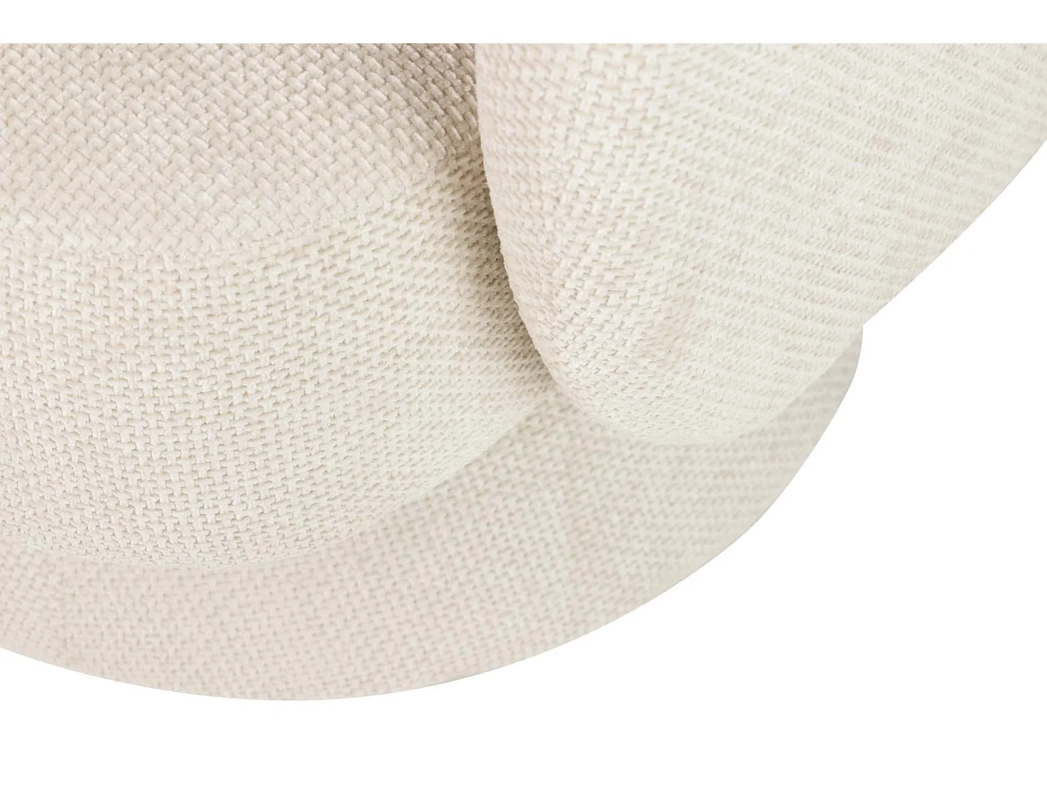 Butaca Chenilla Biege Alba Giratoria 78x80x77 Cm