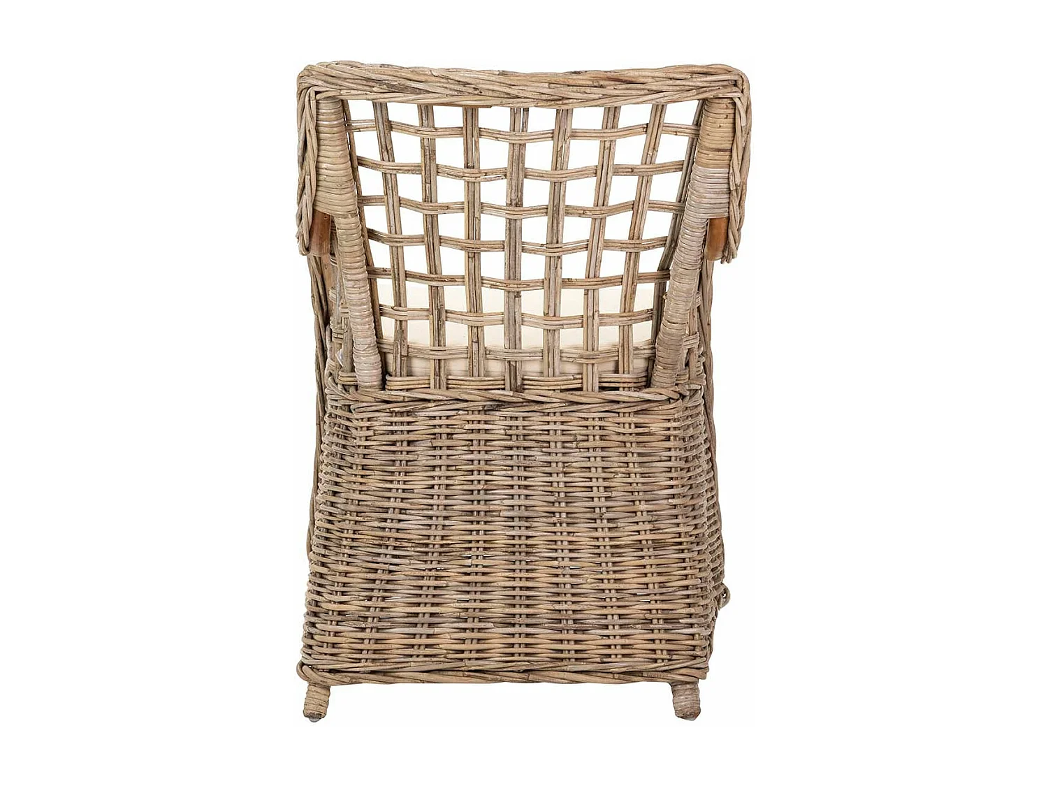 Butaca Con Cojin Ratan Natural Beige 64x62x87 Cm