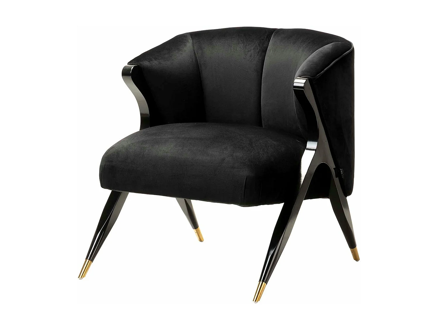 Butaca Madera/velvet Kirkenes 69x72x75 Cm