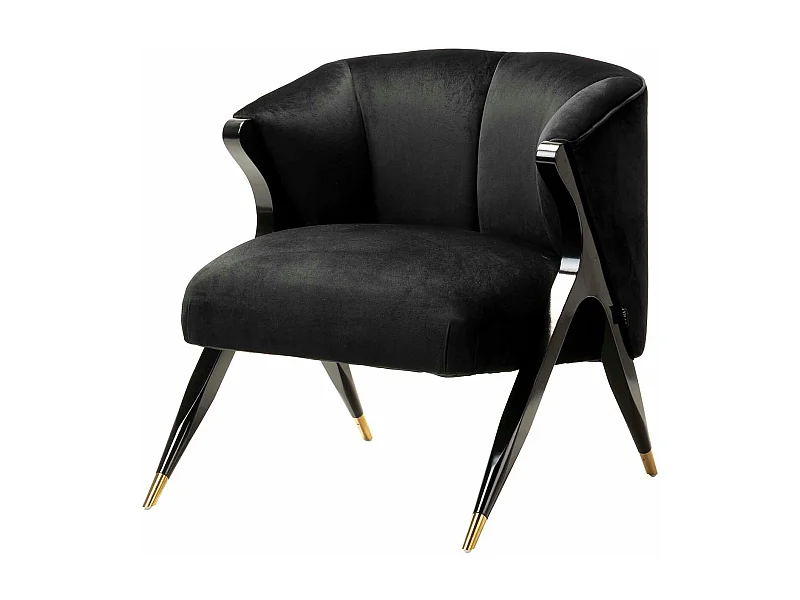 Butaca Madera/velvet Kirkenes 69x72x75 Cm