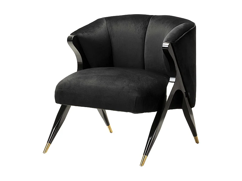 Butaca Madera/velvet Kirkenes 69x72x75 Cm