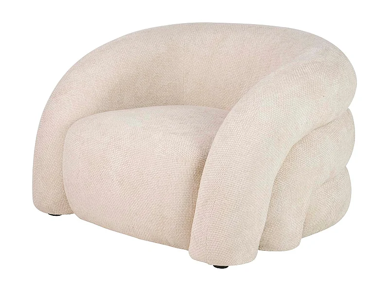 Butaca Chenilla Beige Flux 100x89x60 Cm