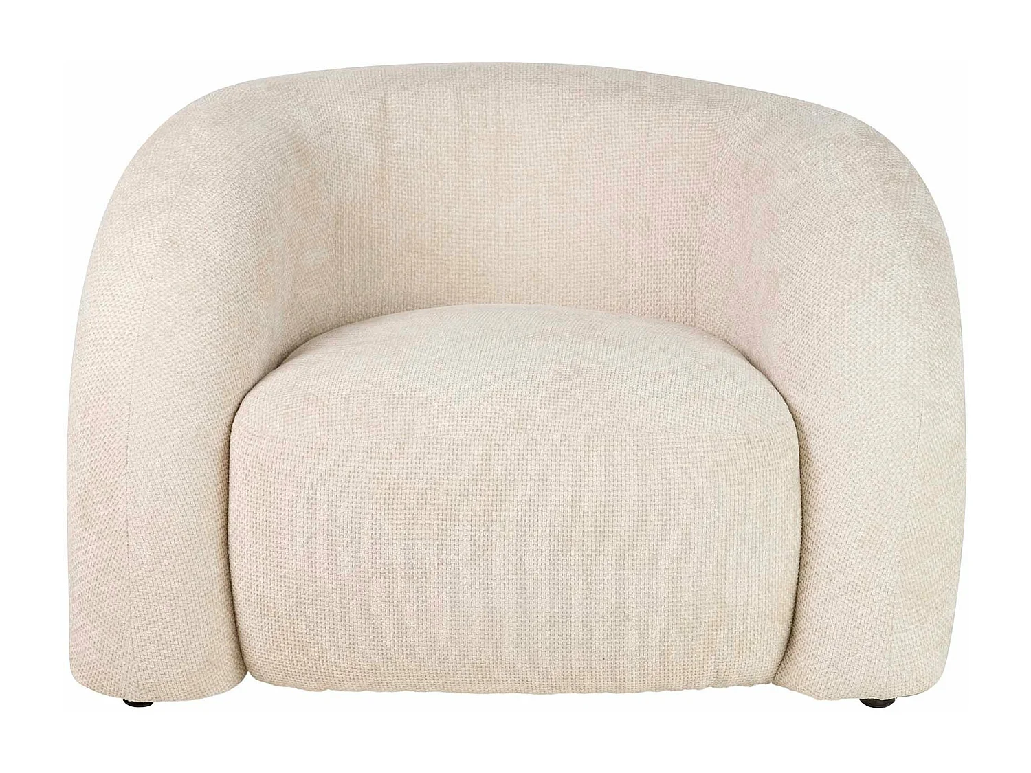 Butaca Chenilla Beige Flux 100x89x60 Cm