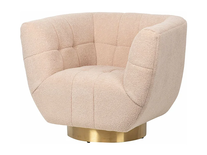 Sillon Acero Inoxidable/boucle Inari 85x75x75 Cm
