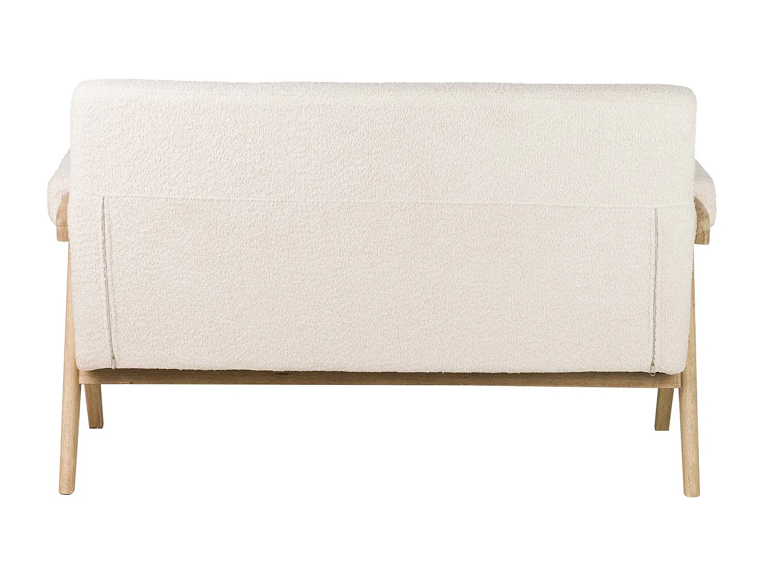 Sofa Boucle Blanco 134x76x85 Cm