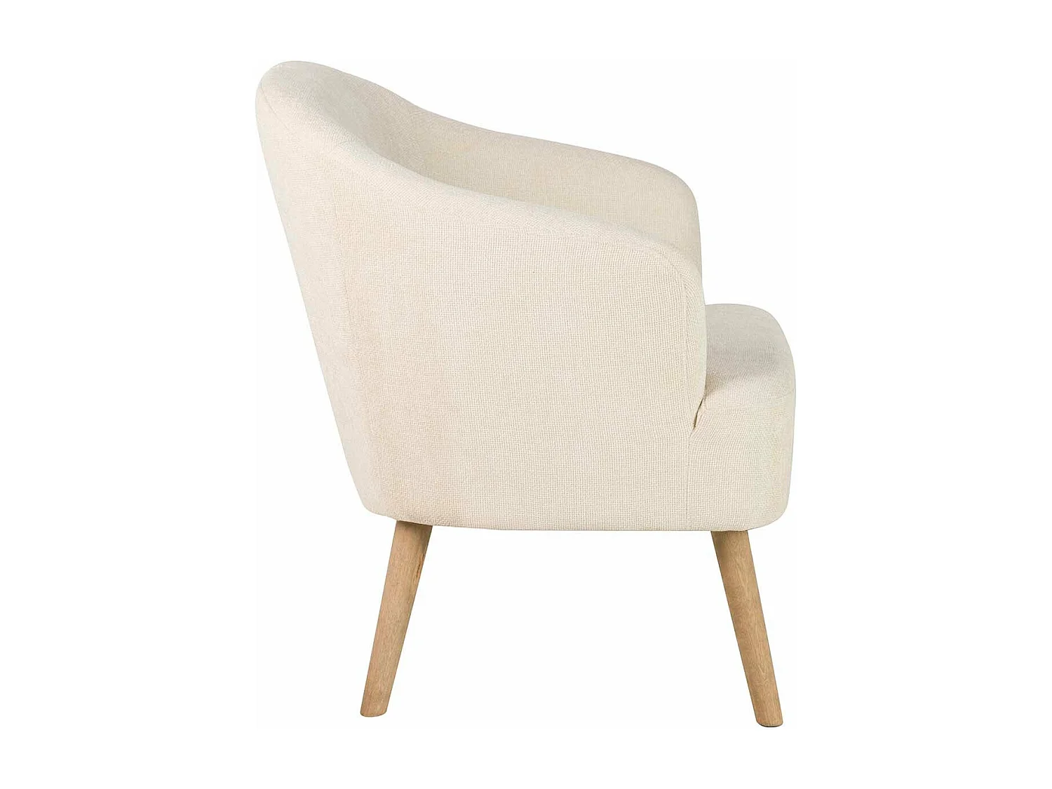 Butaca Chenilla Beige 71x72x79 Cm