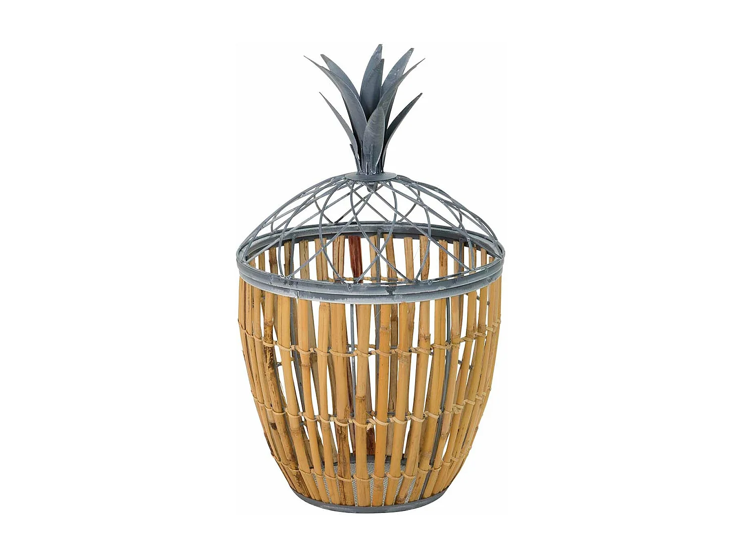 Set3 Cestas Metal 31x31x54 26x26x48 22x22x43 Cm