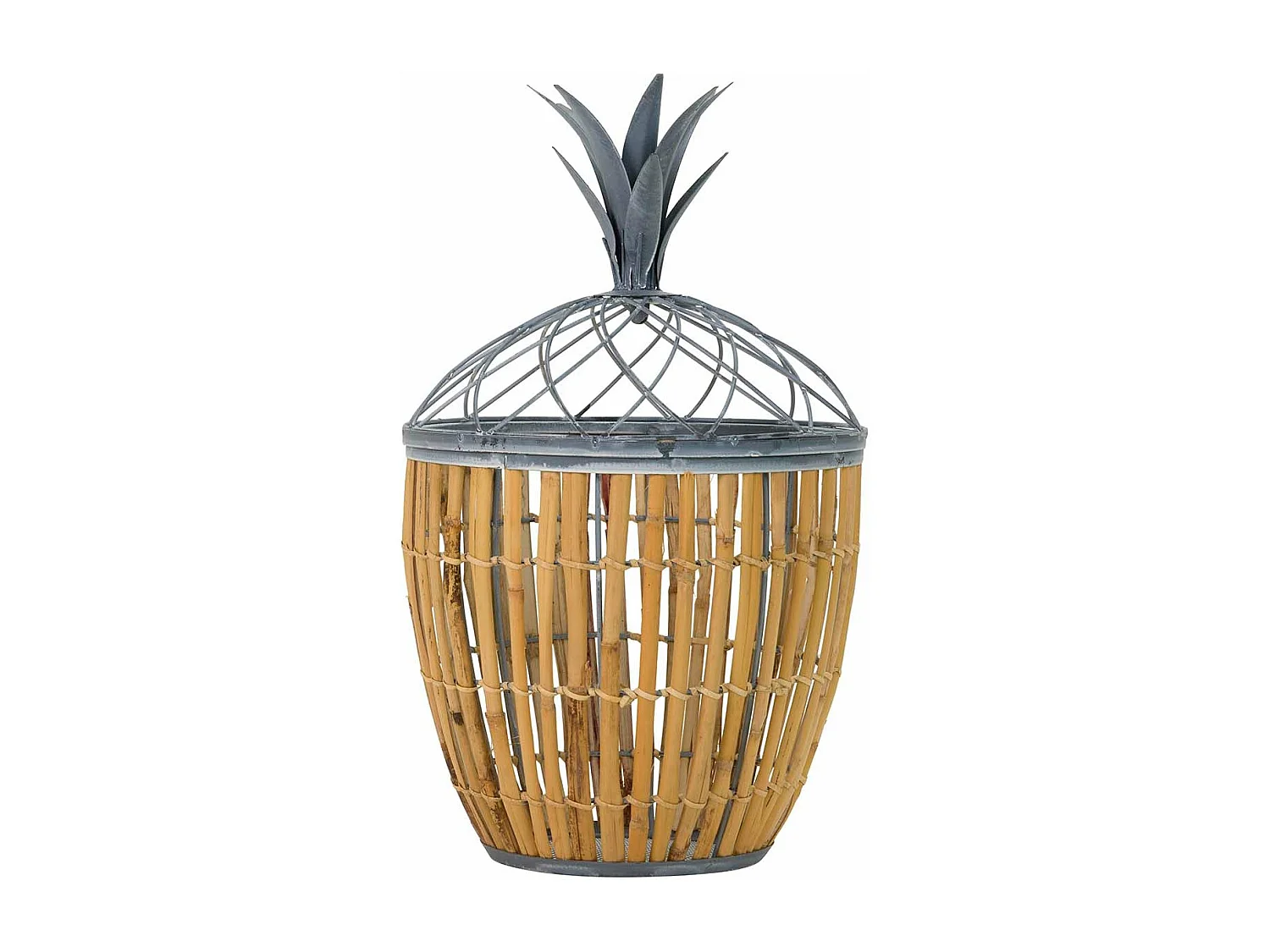 Set3 Cestas Metal 31x31x54 26x26x48 22x22x43 Cm