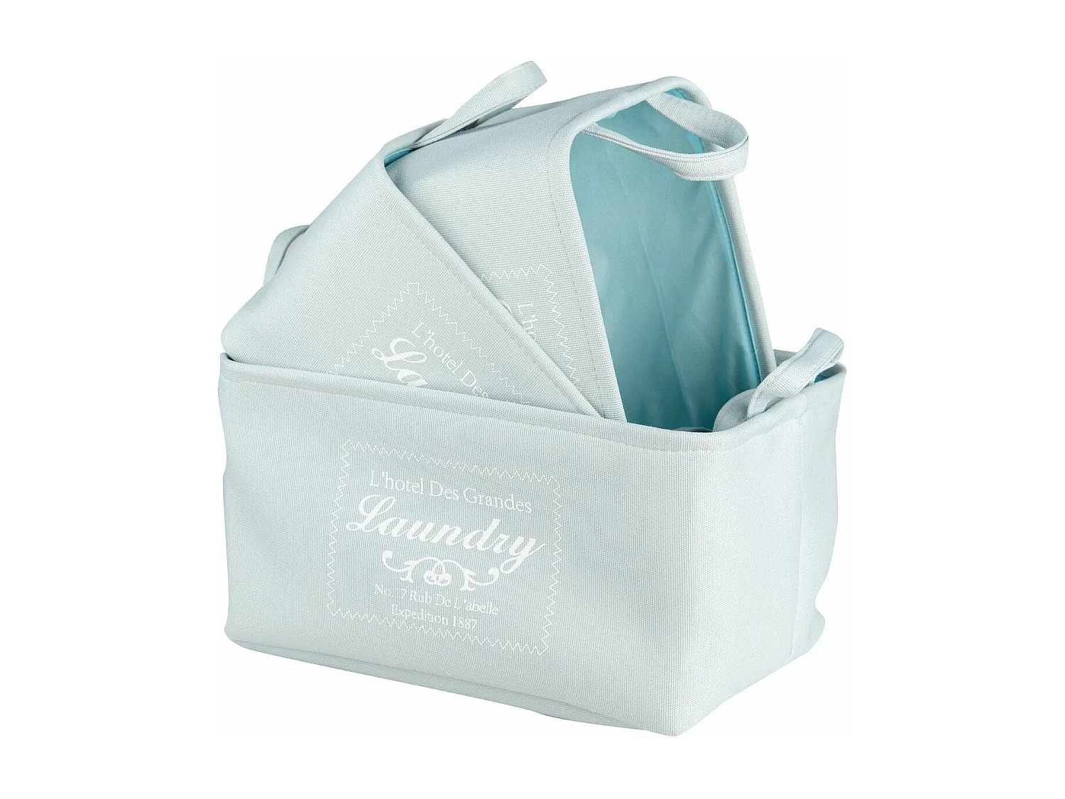 Set 3 Cestas Poliest 38x28x20/35x25x18/32x22x16 Cm