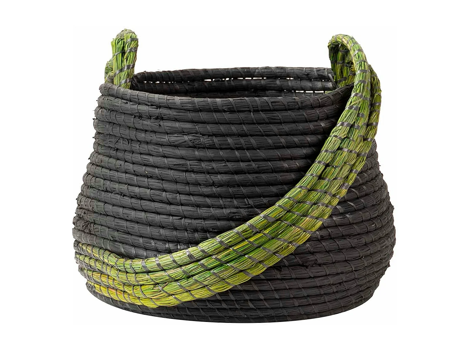 Cesto Fibra Natural Negro 51x51x34 Cm