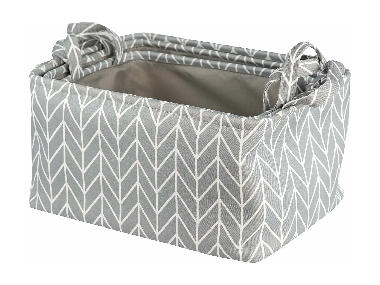 Set 3 Cestas Poliest 38x28x20/35x25x18/32x22x16 Cm