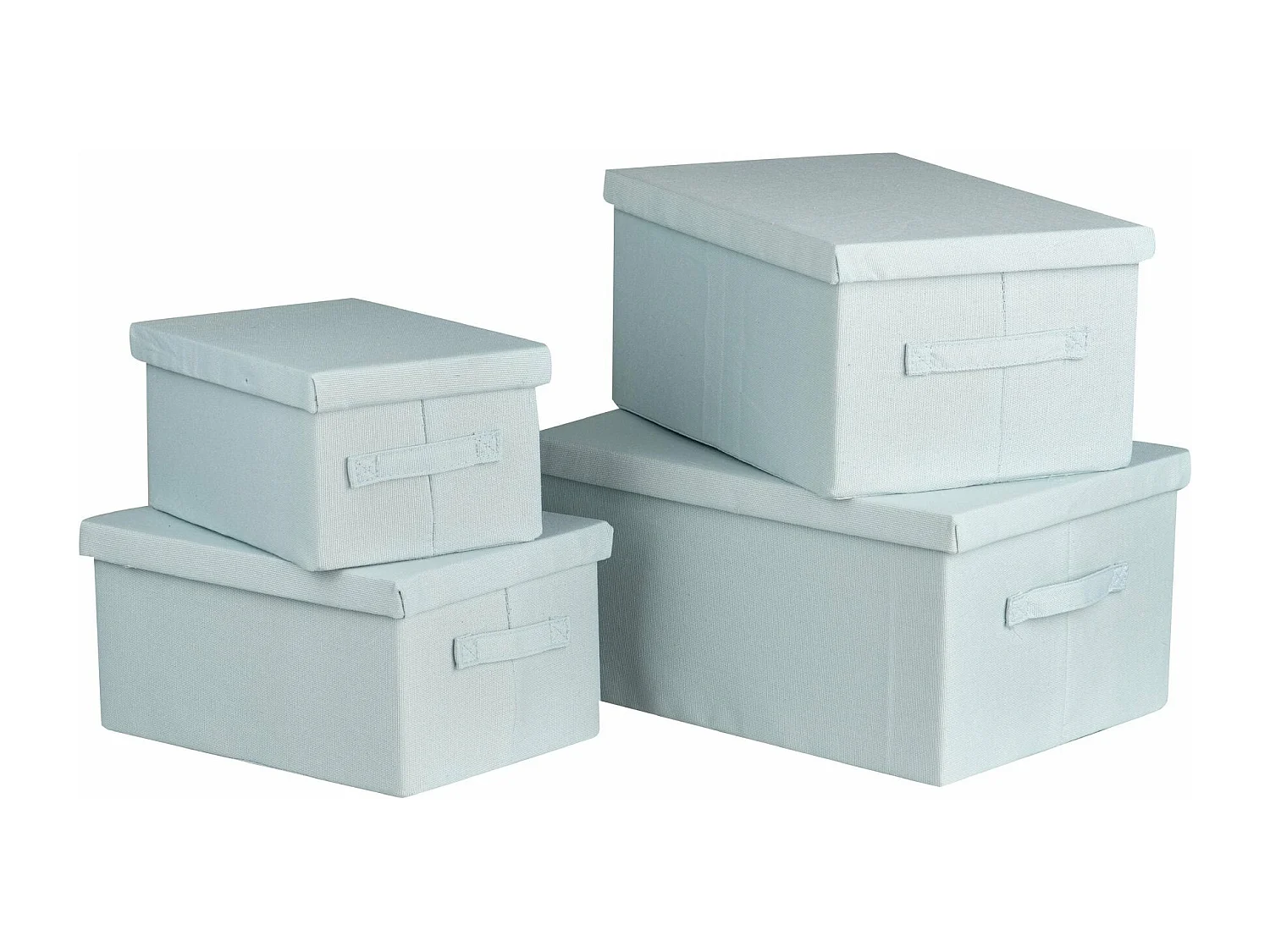 Set 4 Boxes 40x30x20/36x26x18/32x22x16/28x19x14 Cm