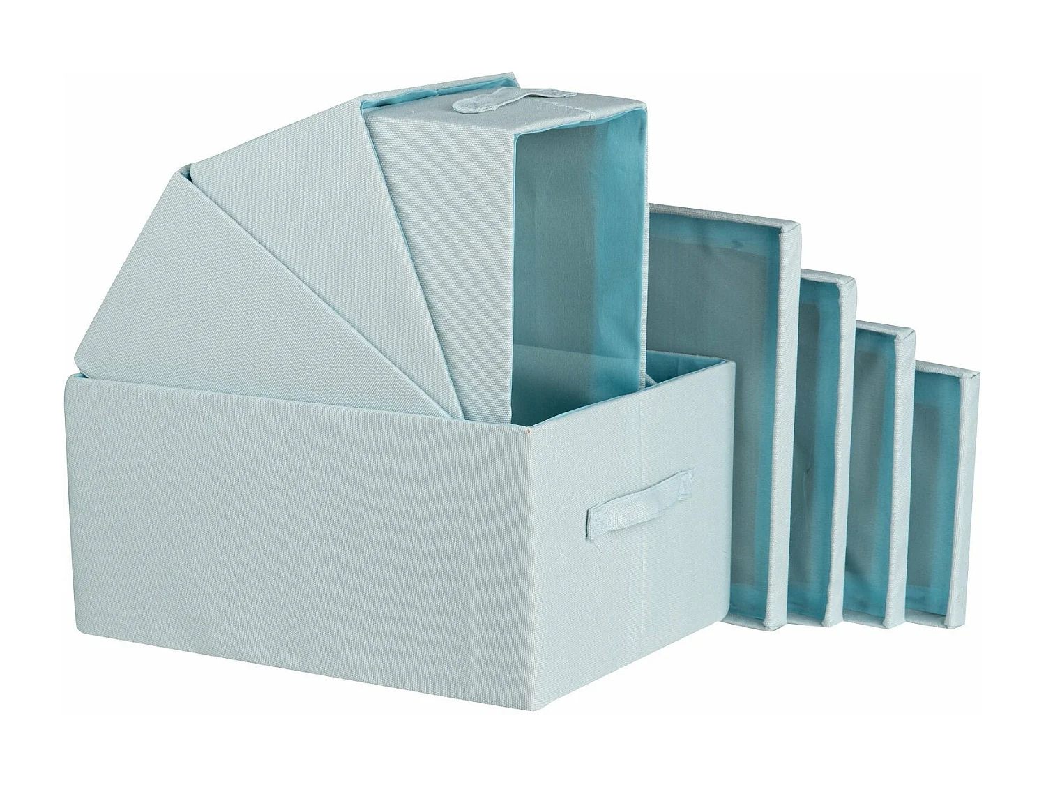 Set 4 Boxes 40x30x20/36x26x18/32x22x16/28x19x14 Cm