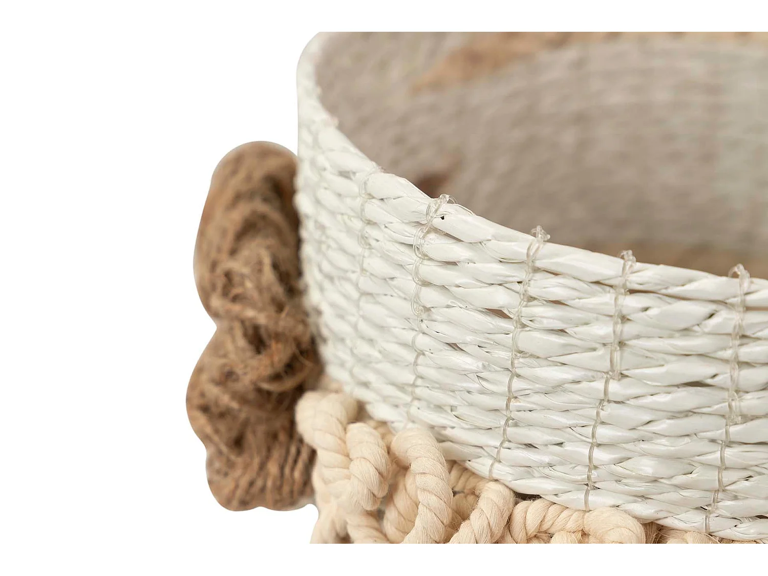 Cesto Algodon Alga Natural 38x38x32 Cm