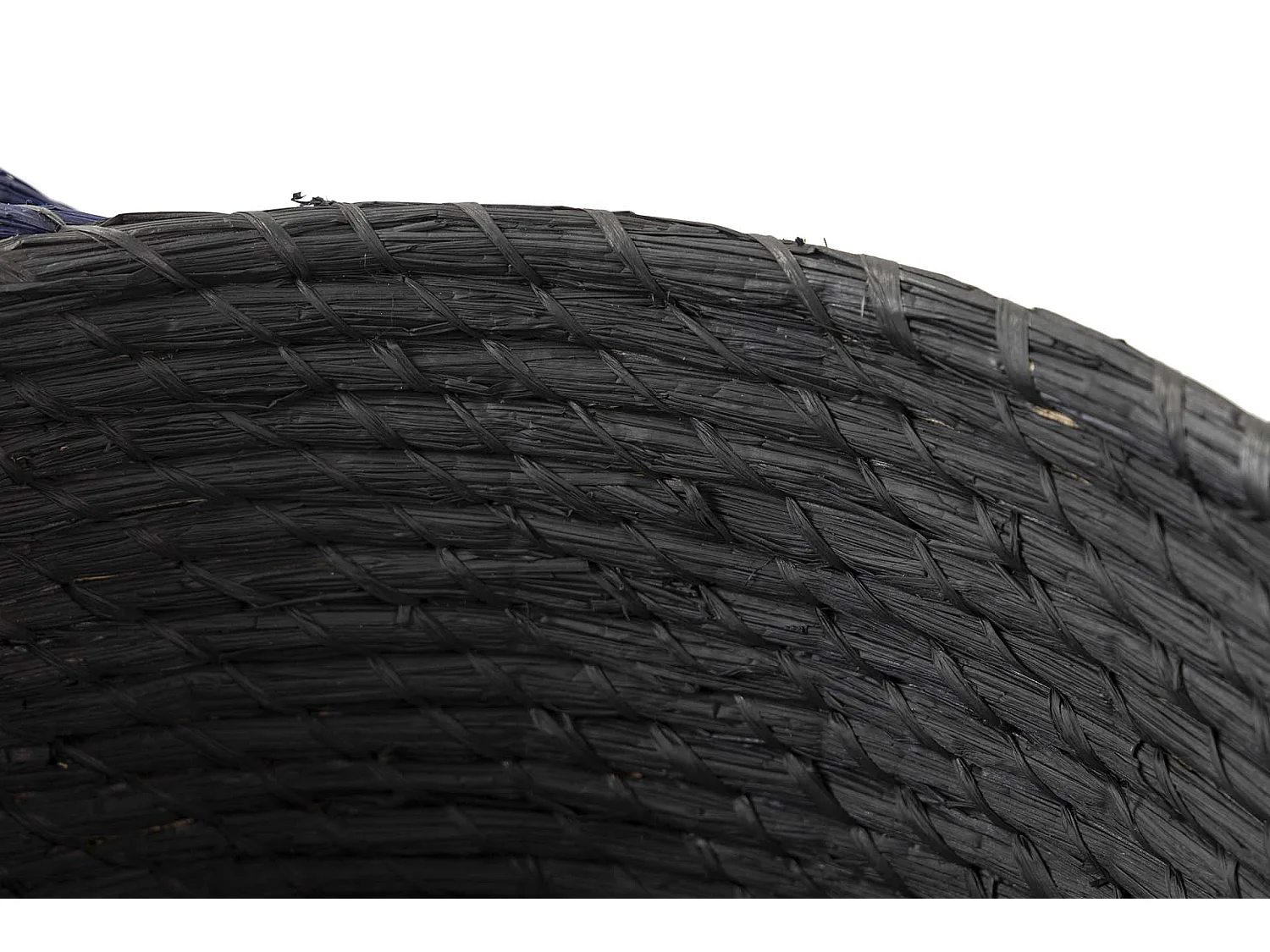 Cesto Fibra Natural Negro 60x60x37 Cm