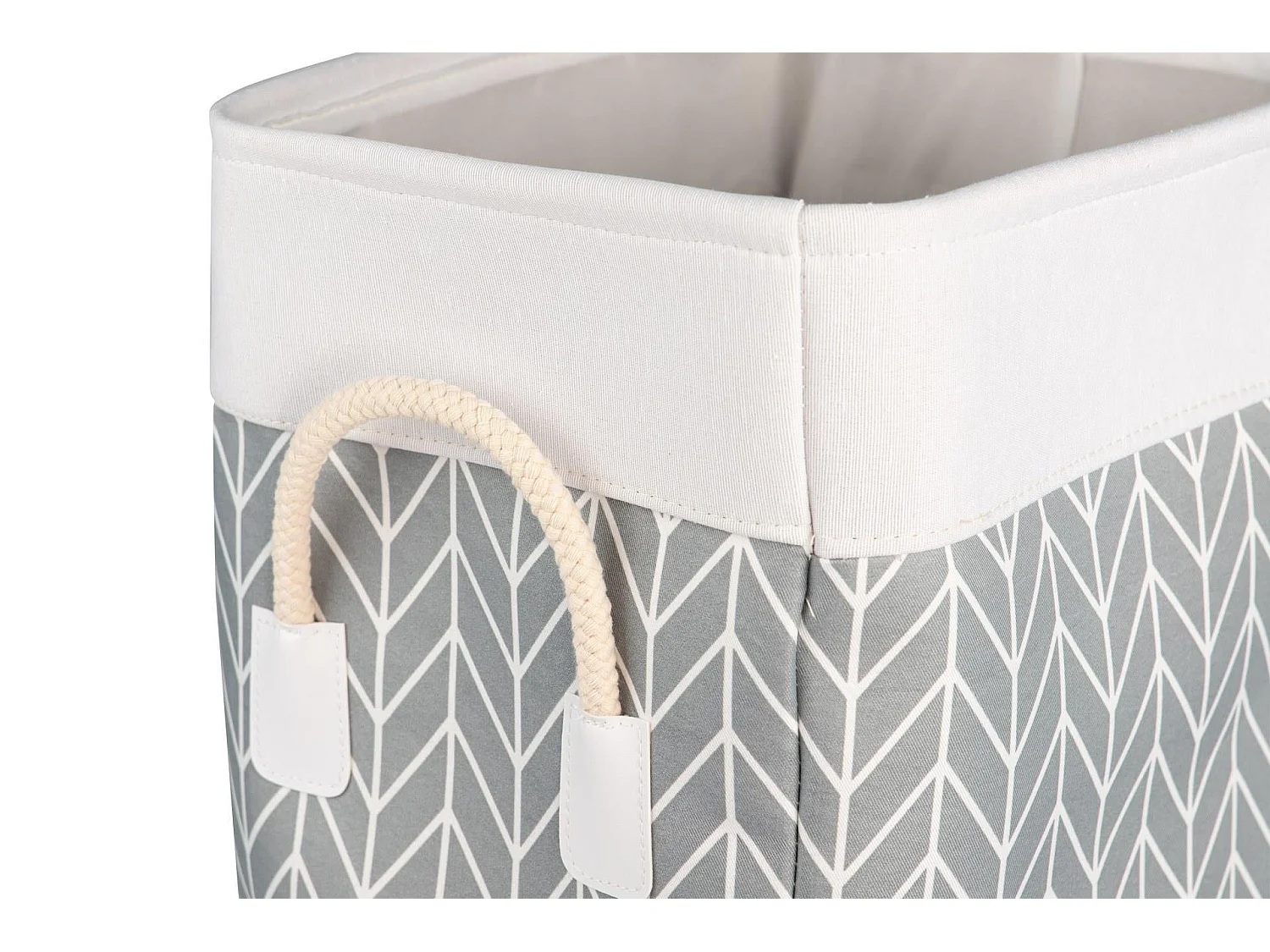 Set 2 Cestos Poliet/yute/algd.40x30x41/37x27x38 Cm