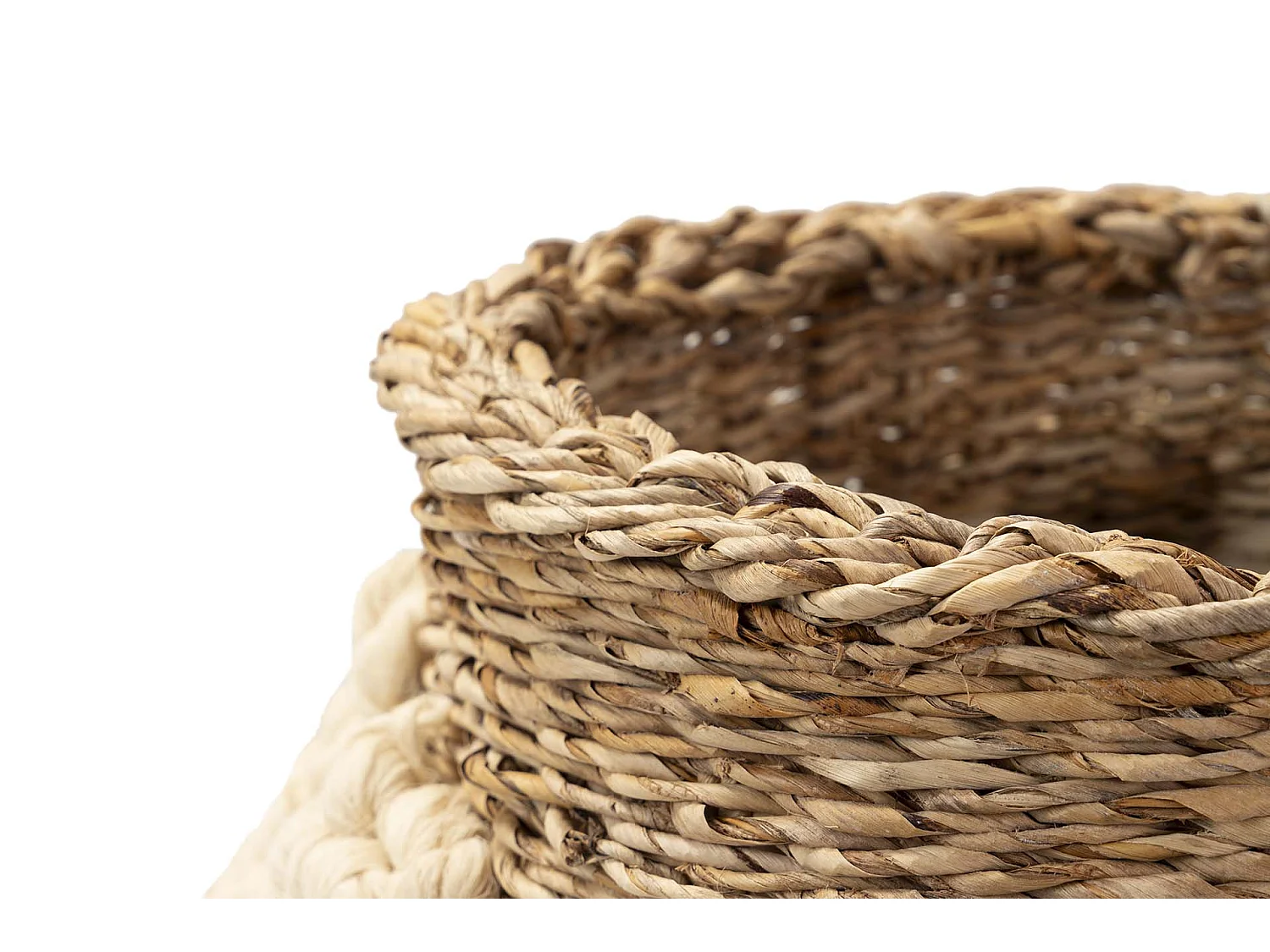 Cesto Algodon Natural 55x55x37 Cm