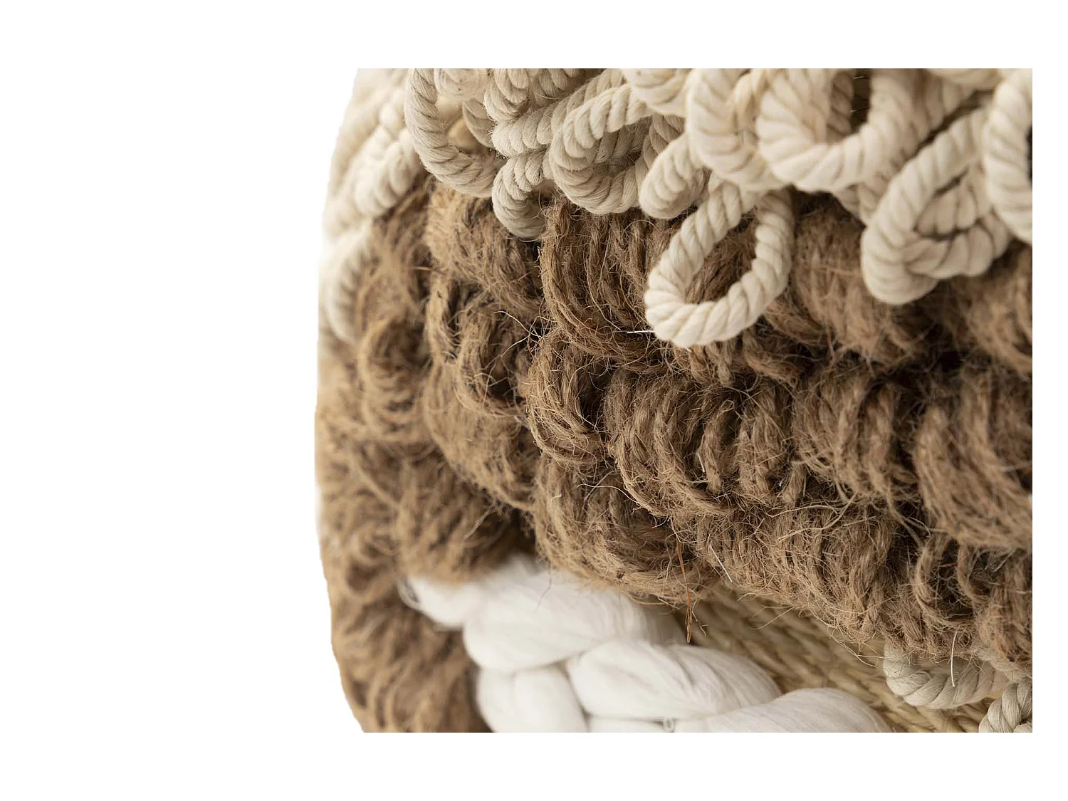 Cesto Algodon Alga Natural 26x26x27 Cm