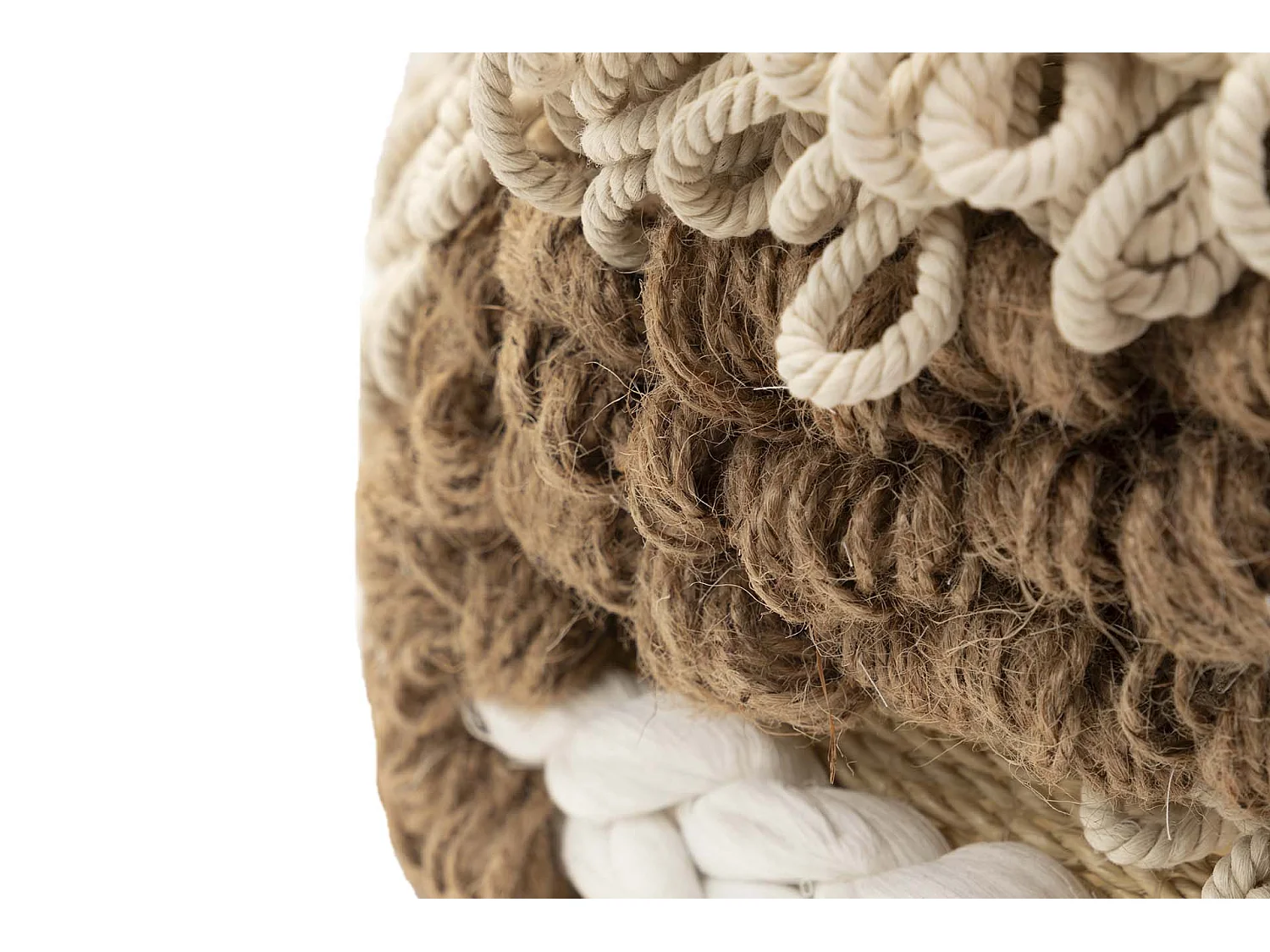 Cesto Algodon Alga Natural 26x26x27 Cm