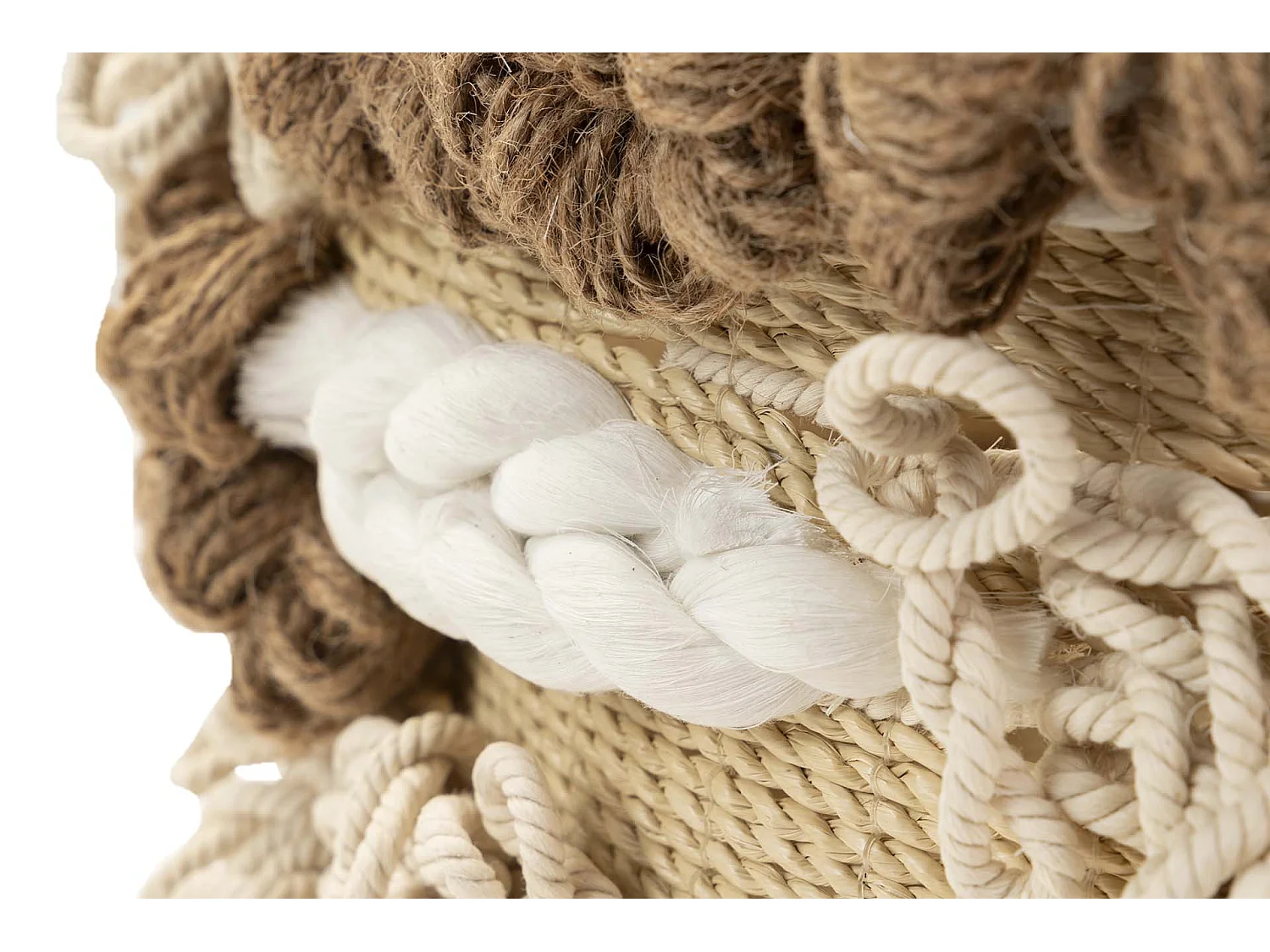 Cesto Algodon Alga Natural 26x26x27 Cm