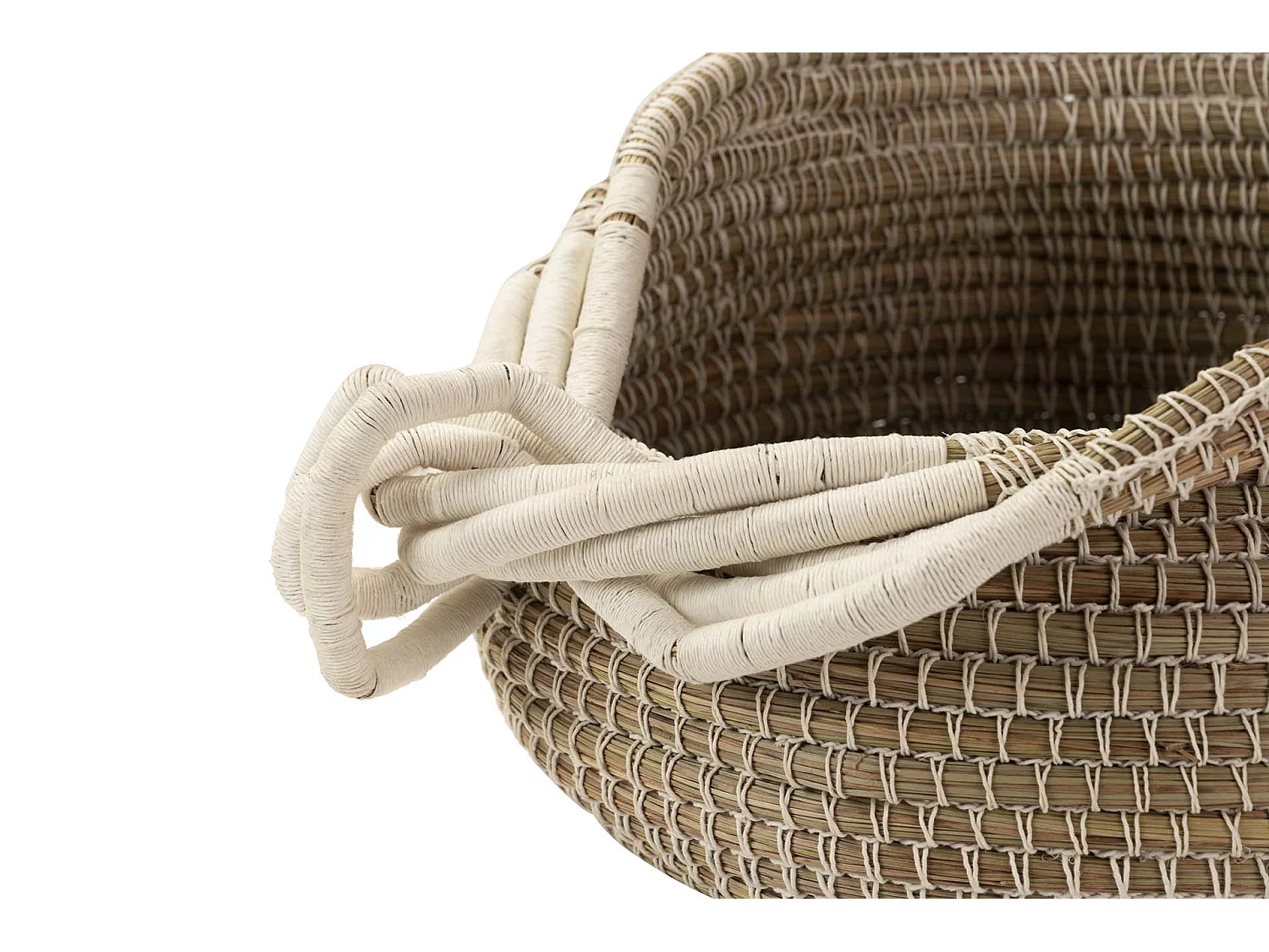 Cesto Fibra Natural 48x48x35 Cm