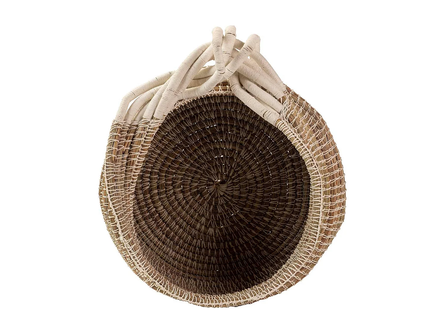 Cesto Fibra Natural 48x48x35 Cm