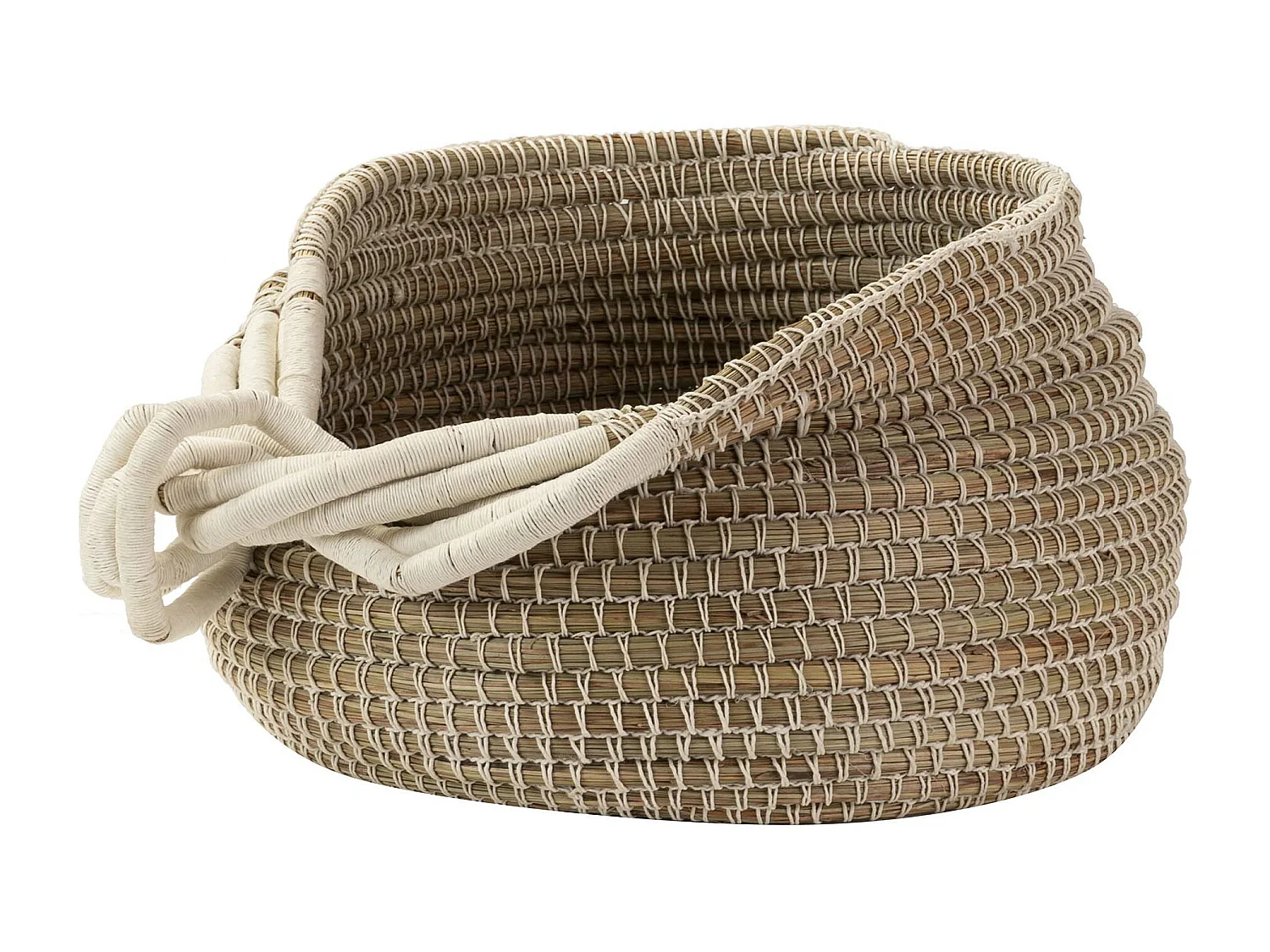 Cesto Fibra Natural 48x48x35 Cm