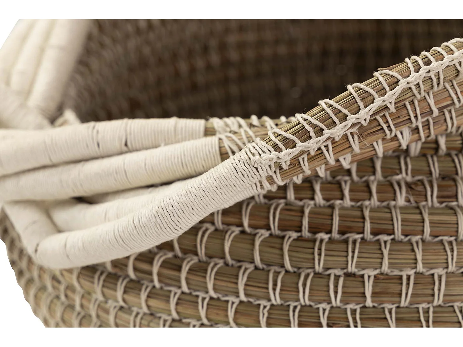 Cesto Fibra Natural 48x48x35 Cm