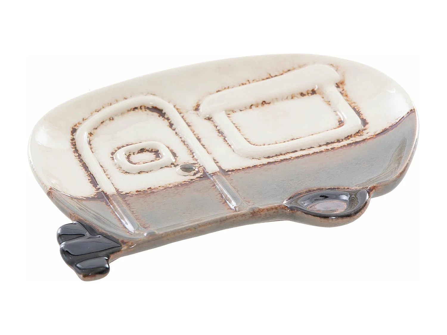 Centro Caravana Ceramica 21x16x2 Cm