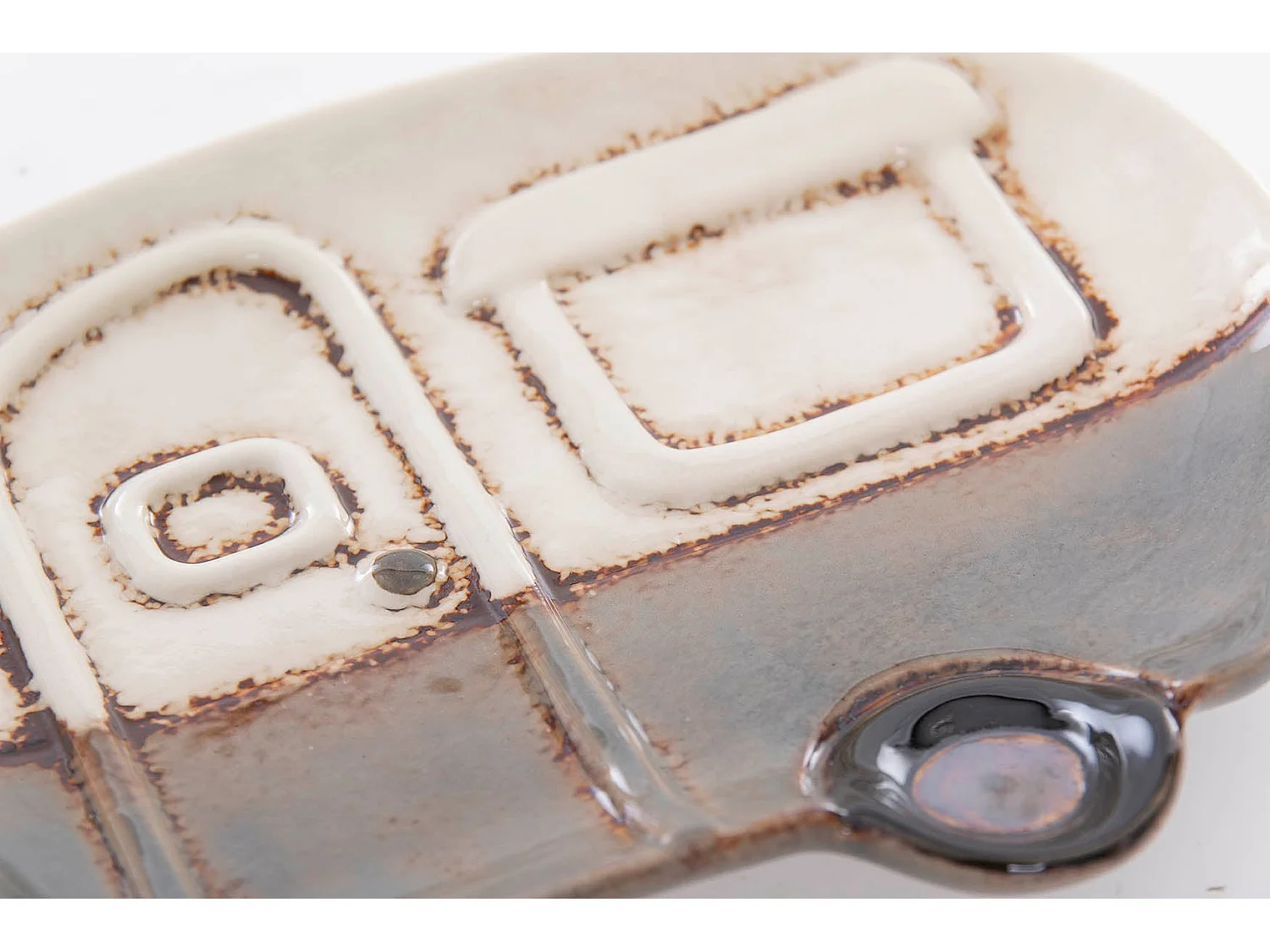 Centro Caravana Ceramica 21x16x2 Cm